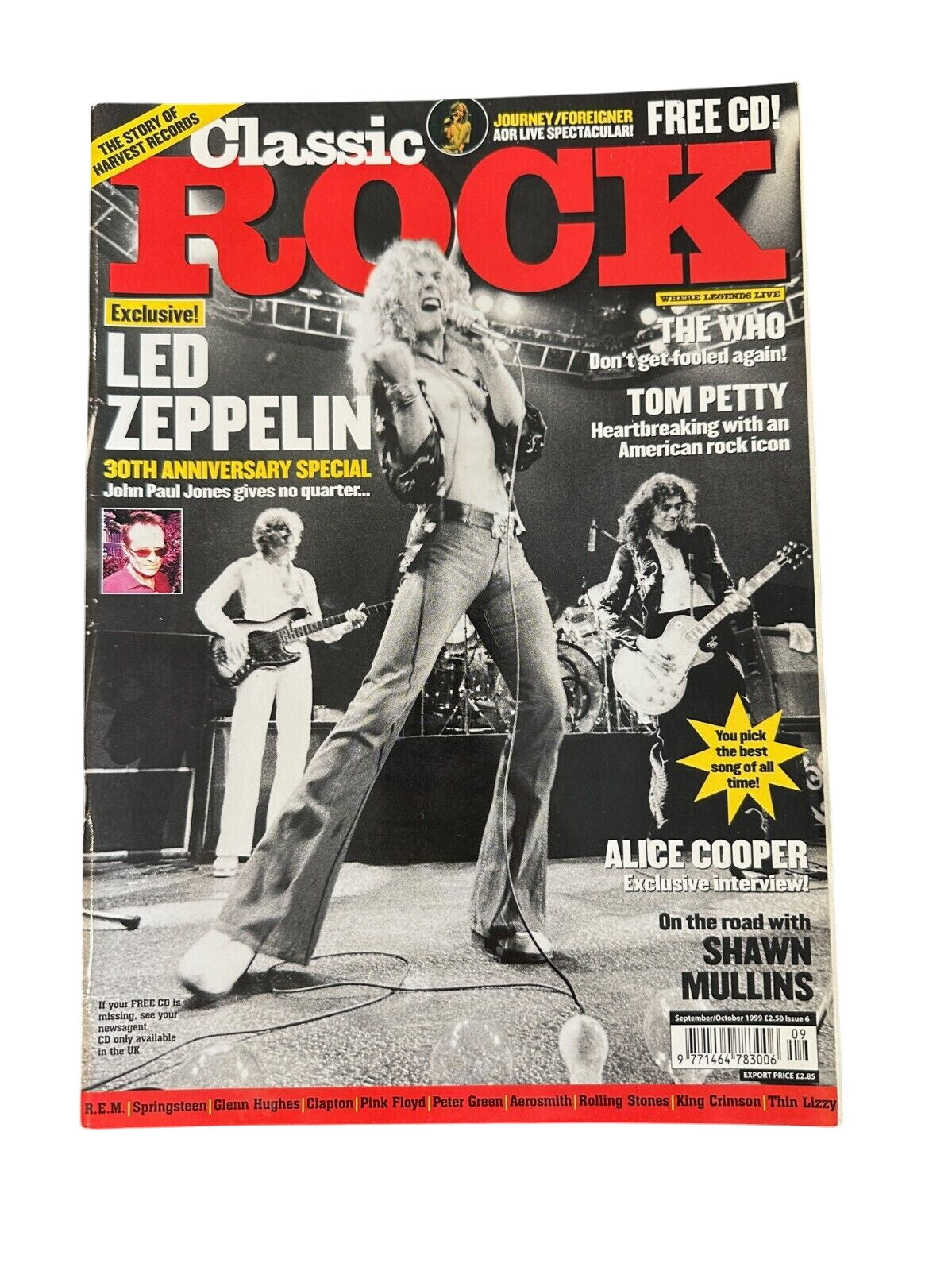 Classic Rock Magazine Issue 6 - Sep/Oct 1999 - Led Zeppelin Rare