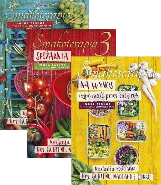 Iwona Zasuwa - Smakoterapia 1, 2 & 3 / Spizarnia / Na wynos | Polish book