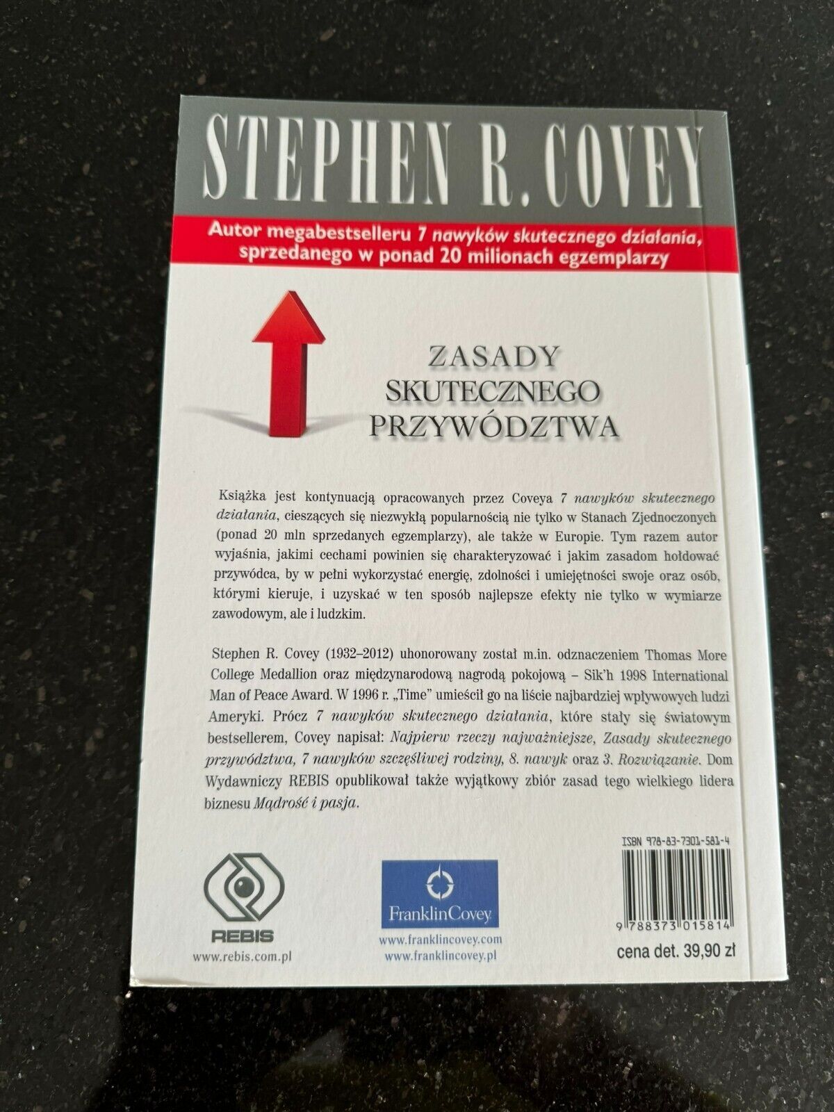 Stephen Covey - MĄDROŚĆ I PASJA Polish Book UK Postage