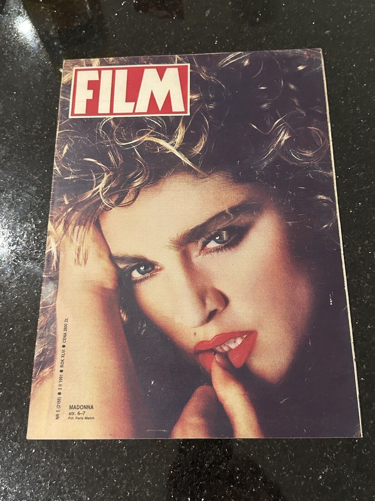 Madonna Cover Polish Magazine Film 1991 Rare