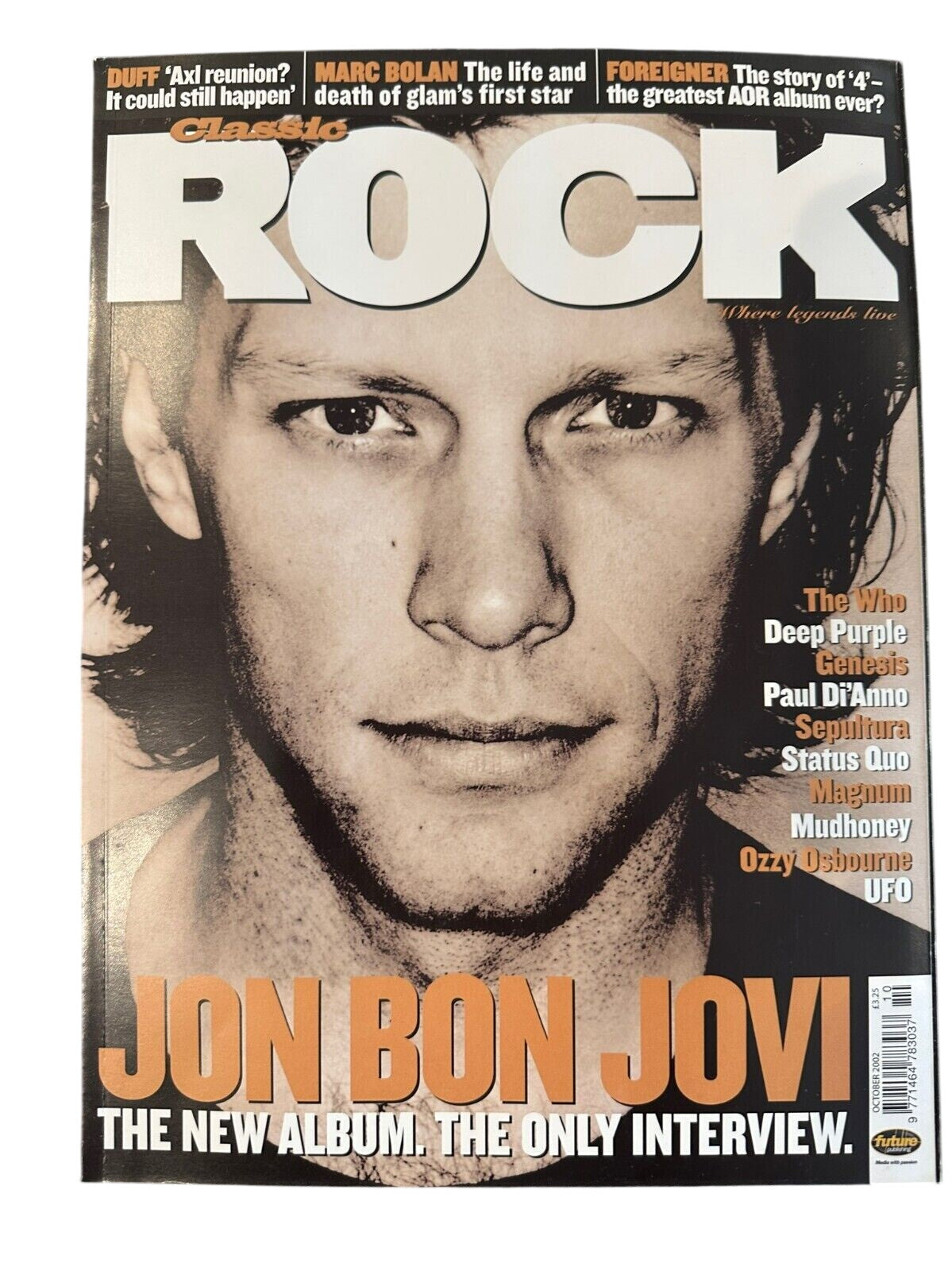 Classic Rock Magazine Issue 45 - October 2002 Bon Jovi