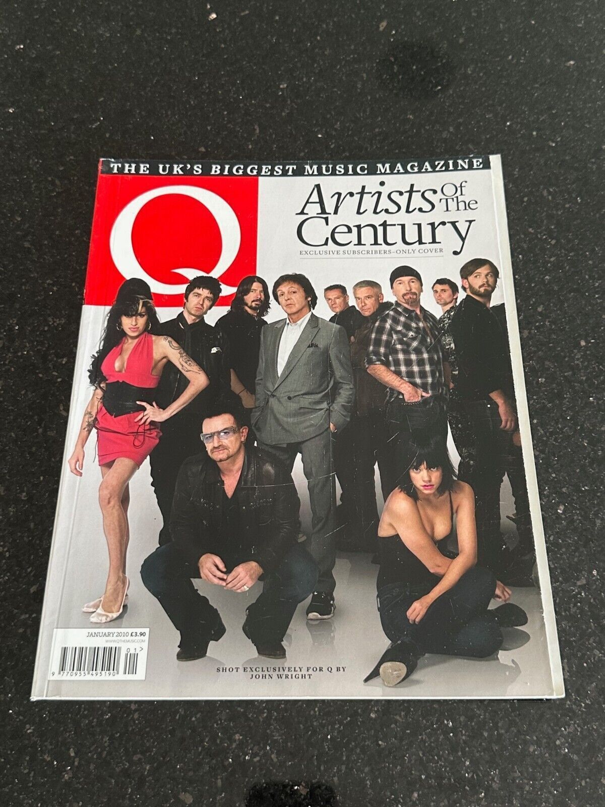 Q MAGAZINE ISSUE# 282 - JANUARY 2010 ARTISTS OF THE CENTURY