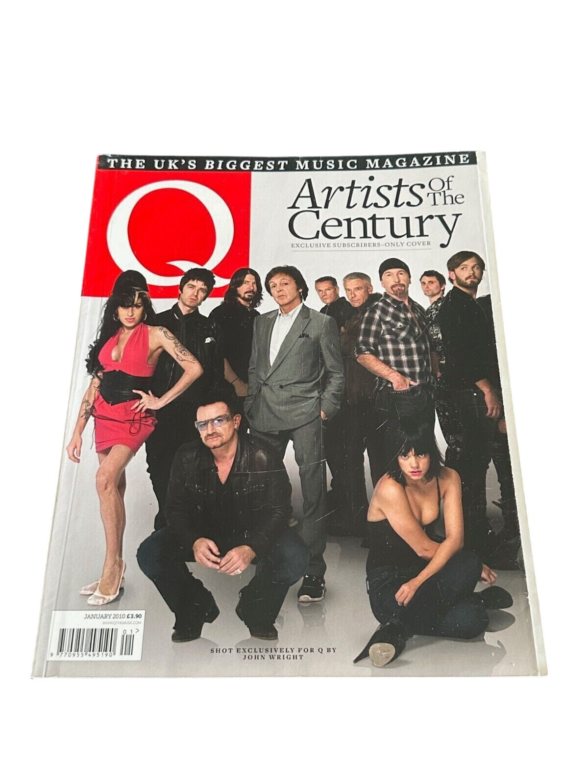 Q MAGAZINE ISSUE# 282 - JANUARY 2010 ARTISTS OF THE CENTURY