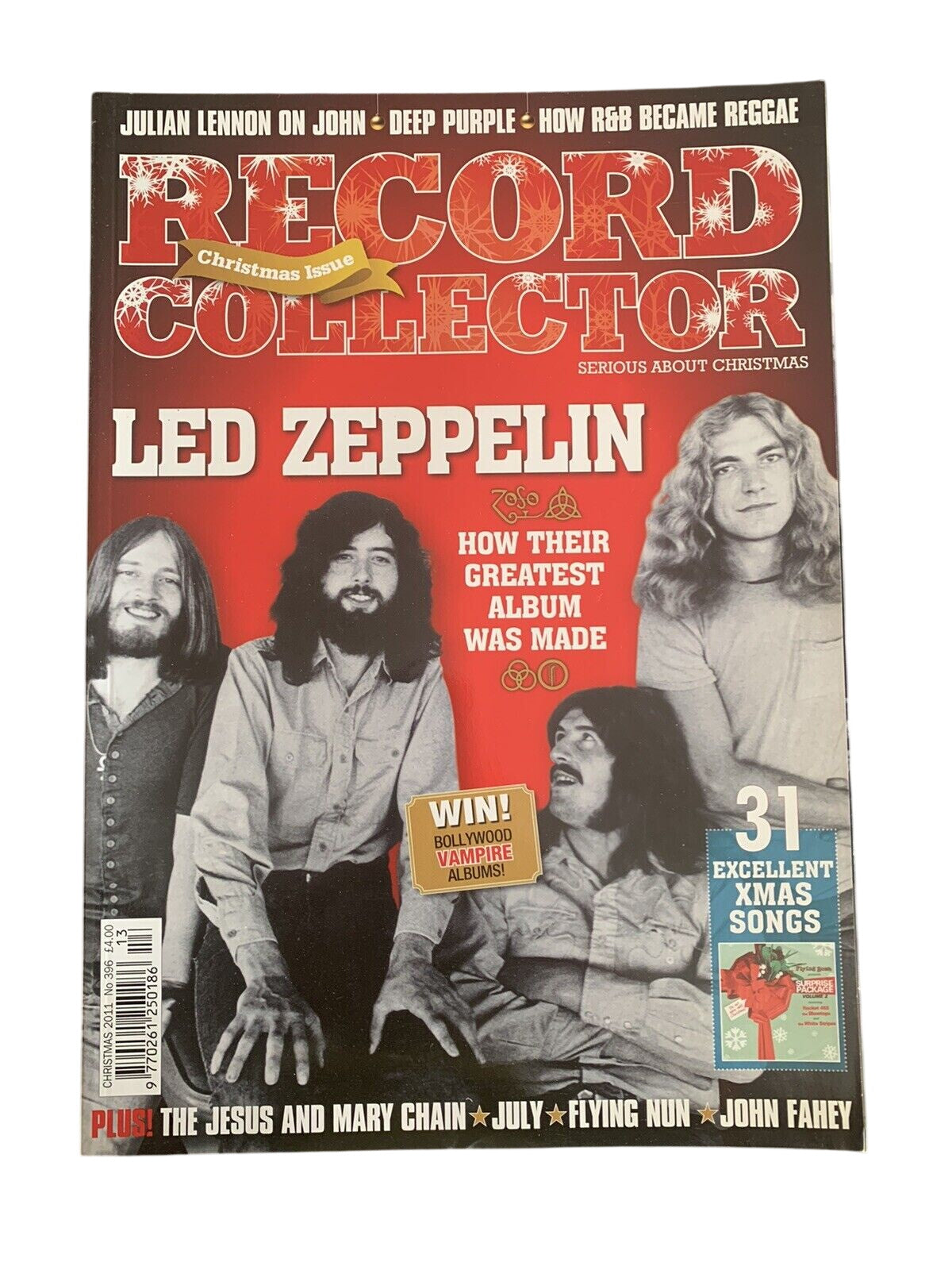 RECORD COLLECTOR MAGAZINE ~ Christmas 2011 - ISSUE: 396