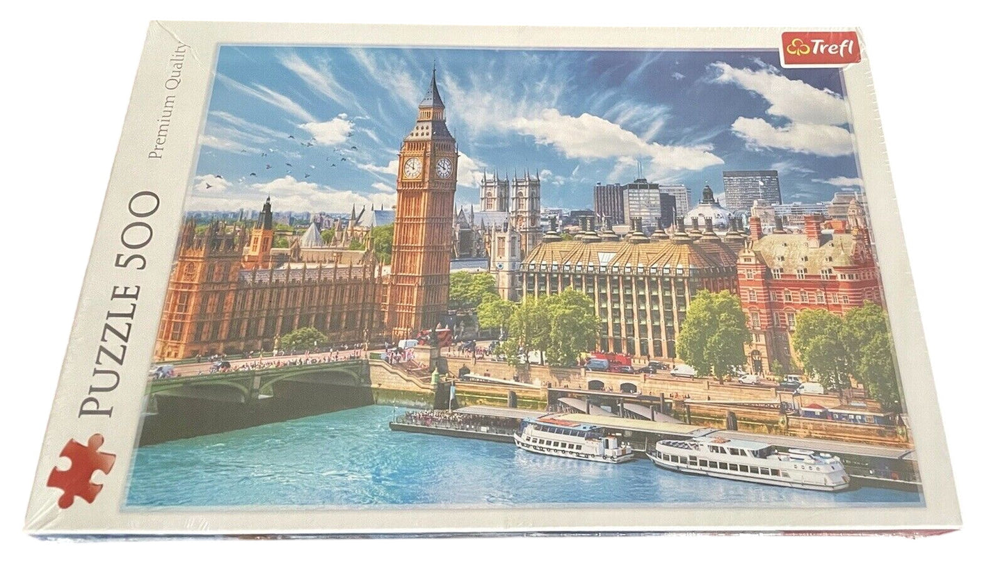 Trefl 500 Piece Jigsaw Puzzle - "Sunny Day in London" - Brand New and Sealed