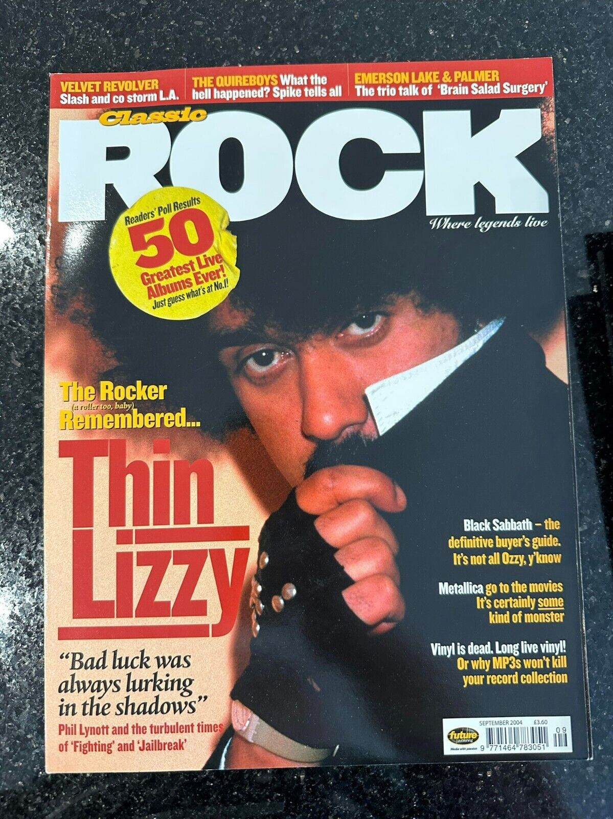 Classic Rock Magazine Issue 70 - September 2004 THIN LIZZY QUIREBOYS