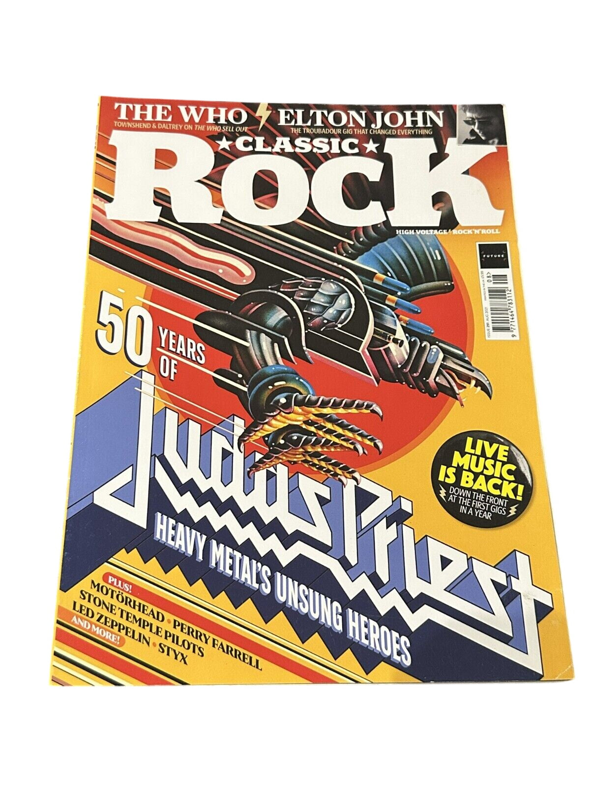Classic Rock Magazine Issue 291 - August 2021 - Judas Priest