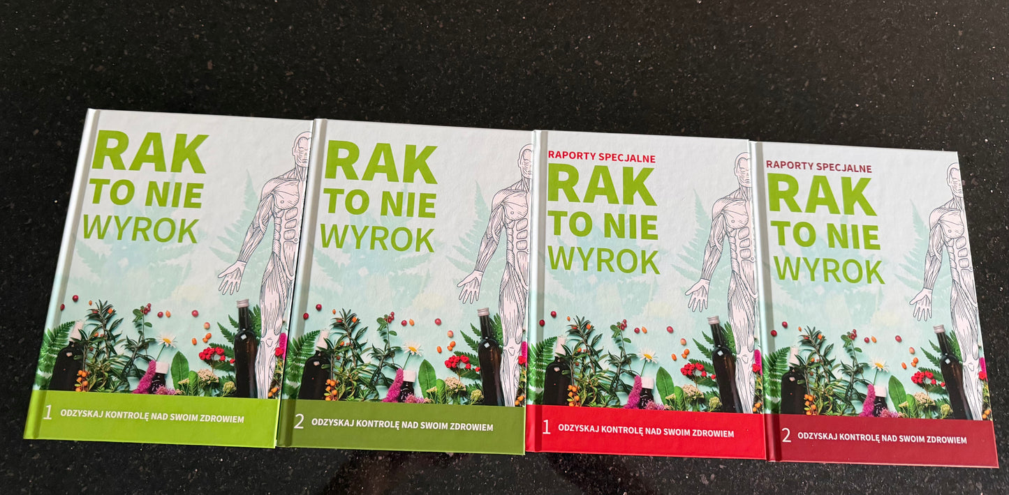 Polish 🇵🇱 Book - Rak to nie wyrok. Pakiet 4 tomów (Rak to nie wyrok Pakiet 4 tomow)