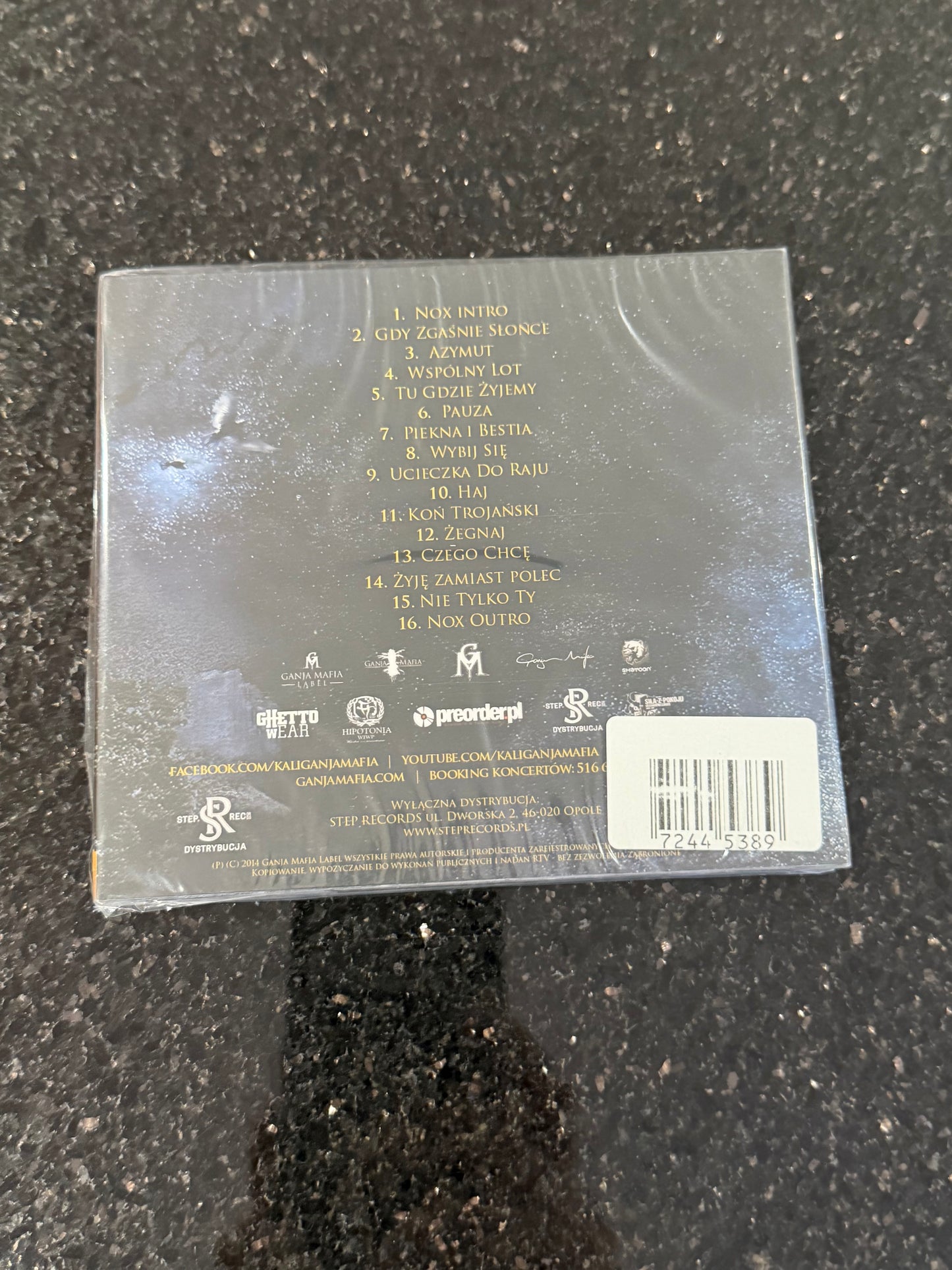 🇵🇱Polish Hip Hop CD - Kali - Gdy zgasnie slonce Polski Hip Hop Rap