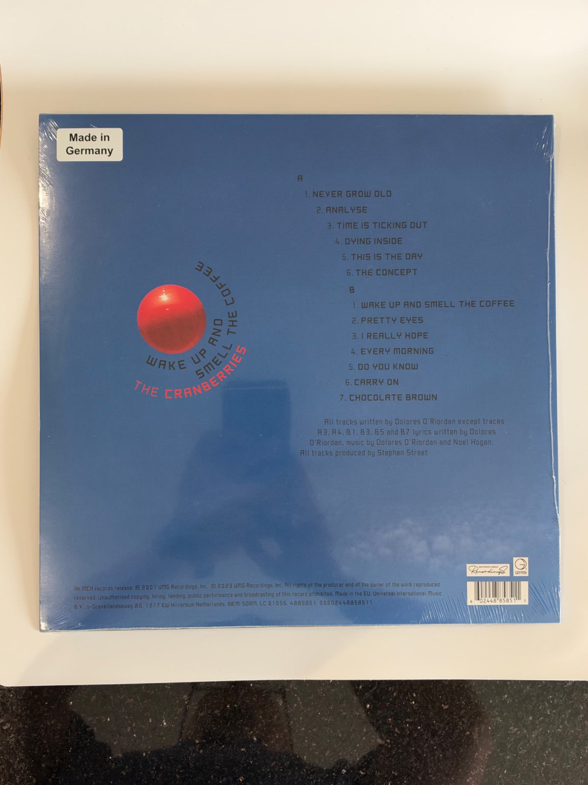 Vinyl LP - The Cranberries - Wake Up and Smell the Coffee (RSD 2023, Transparent Vinyl)