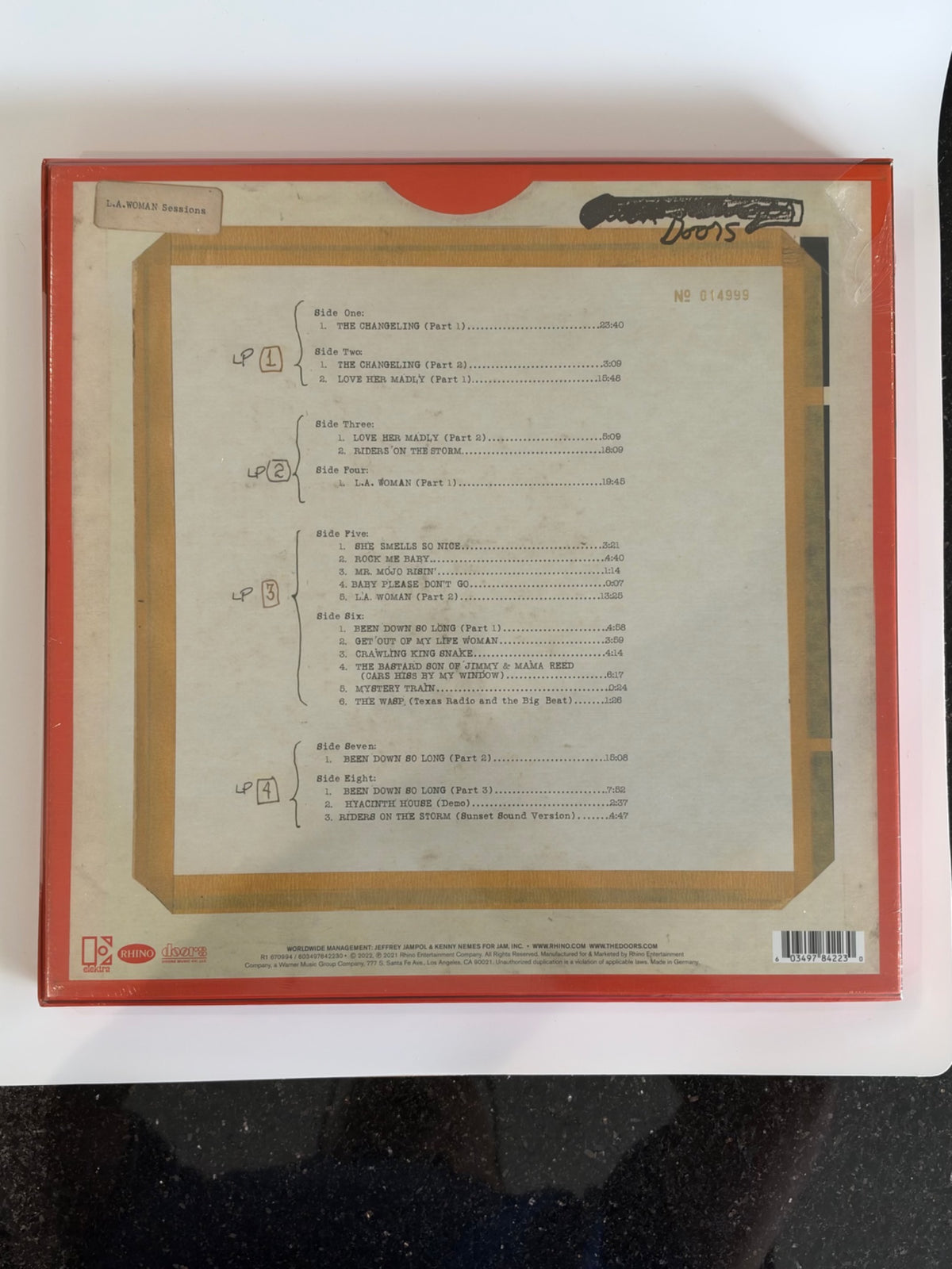 Vinyl LP - The Doors - L.A. Woman Sessions (4-LP Set, Limited Edition, Record Store Day) RARE
