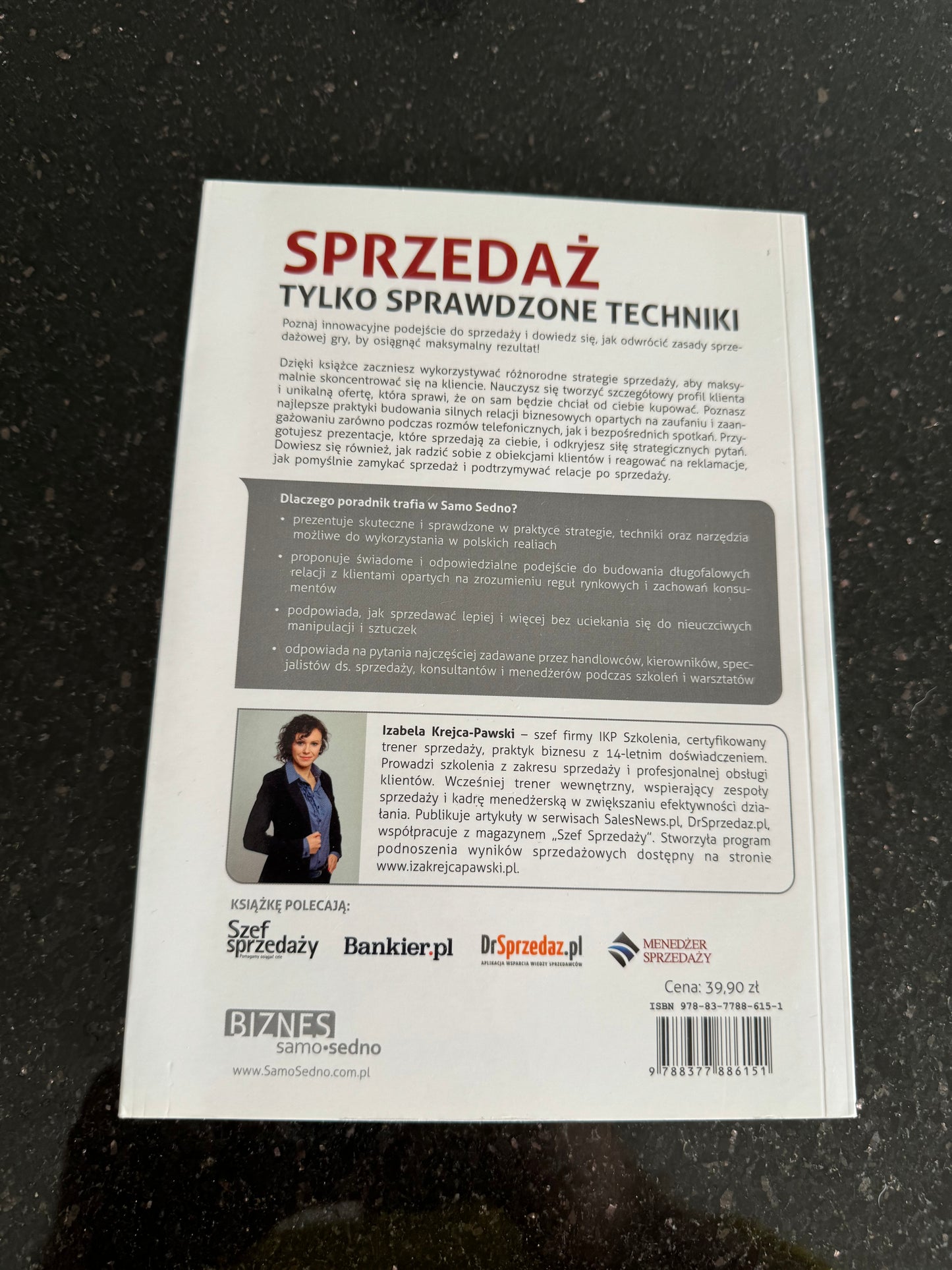 Samo Sedno - Sprzedaz Sprawdzone Techniki - Polish Book