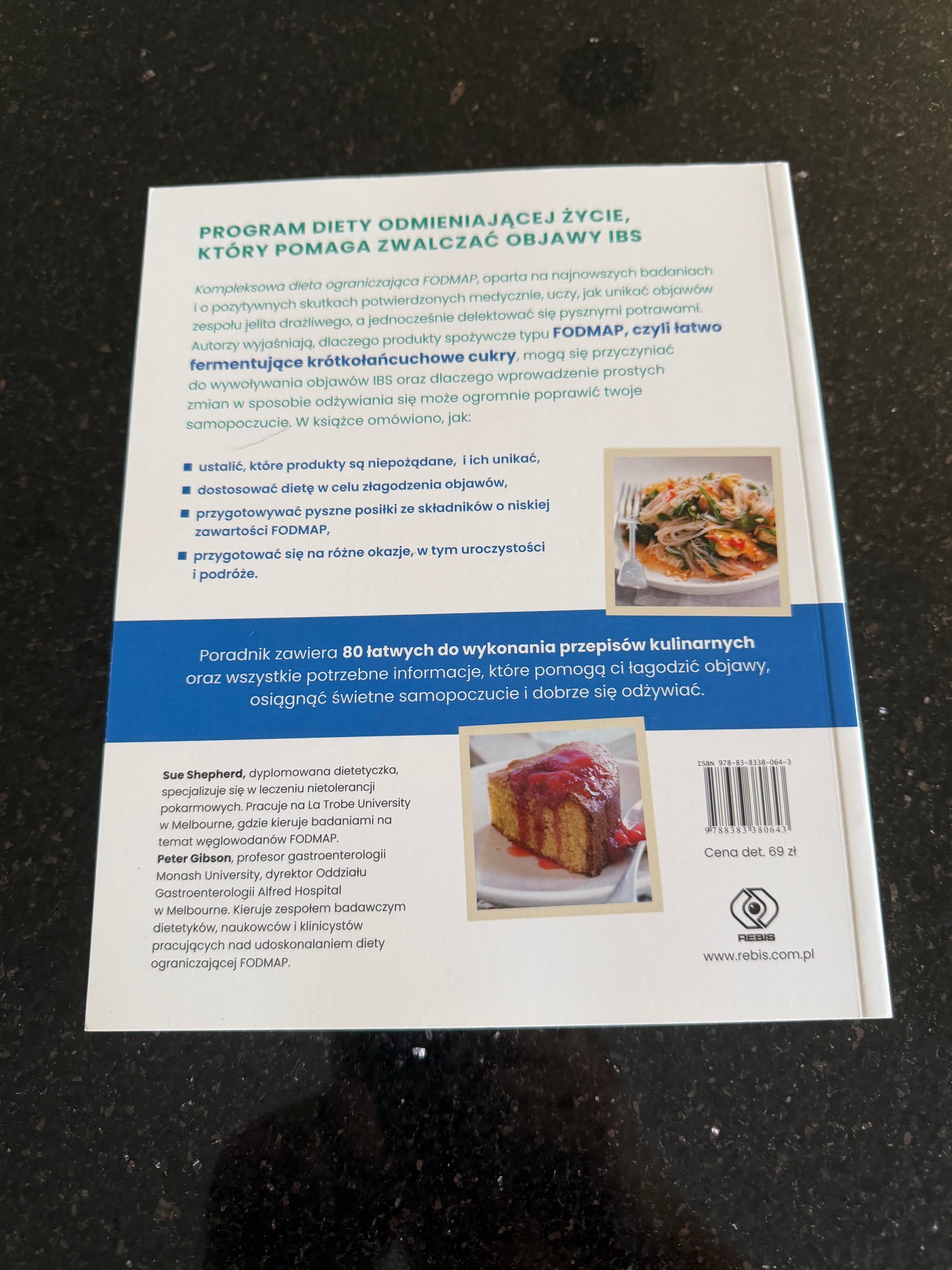 SUE SHEPHERD, PETER GIBSON - Dieta Ograniczajaca FODMAP - 🇵🇱 Polish Book - Next Day Delivery