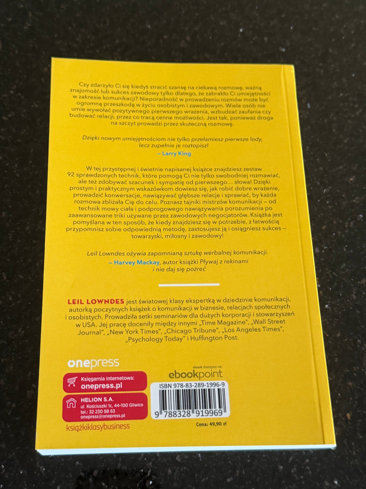 Polish 🇵🇱 Book - Leil Lowndes - Dogadaj sie z kazdym - Next Day Delivery
