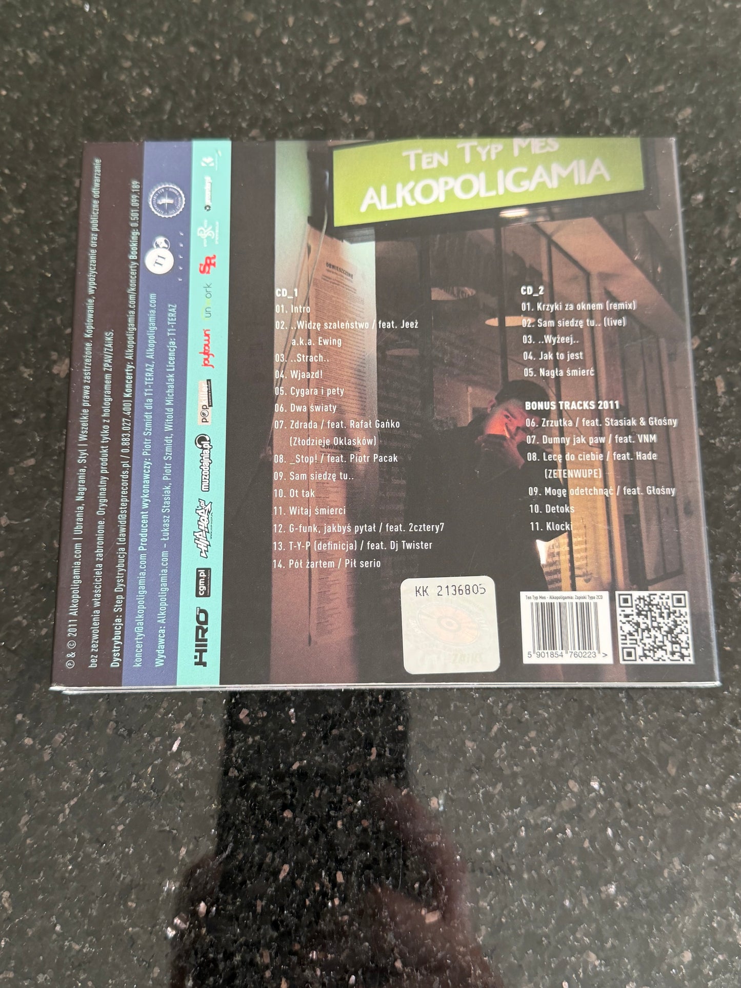 🇵🇱 Polish Hip Hop - Ten Typ Mes - Zapiski Typa 2CD Hip Hop Polski Rap