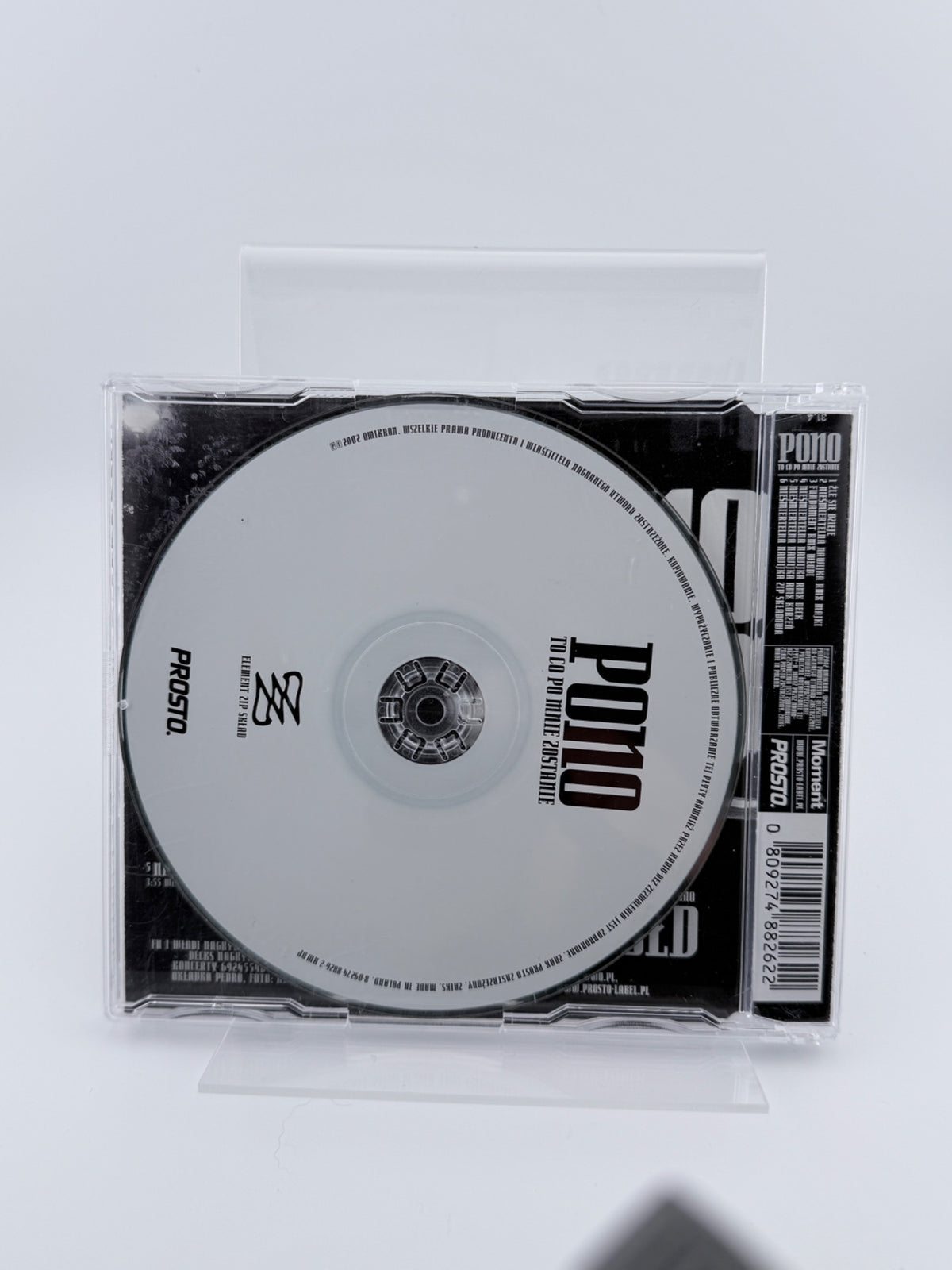 🇵🇱Polish Hip Hop CD - Pono - To Co Po Mnie Zostanie (2002) Polski Hip Hop Polski Rap Unikat PROSTO