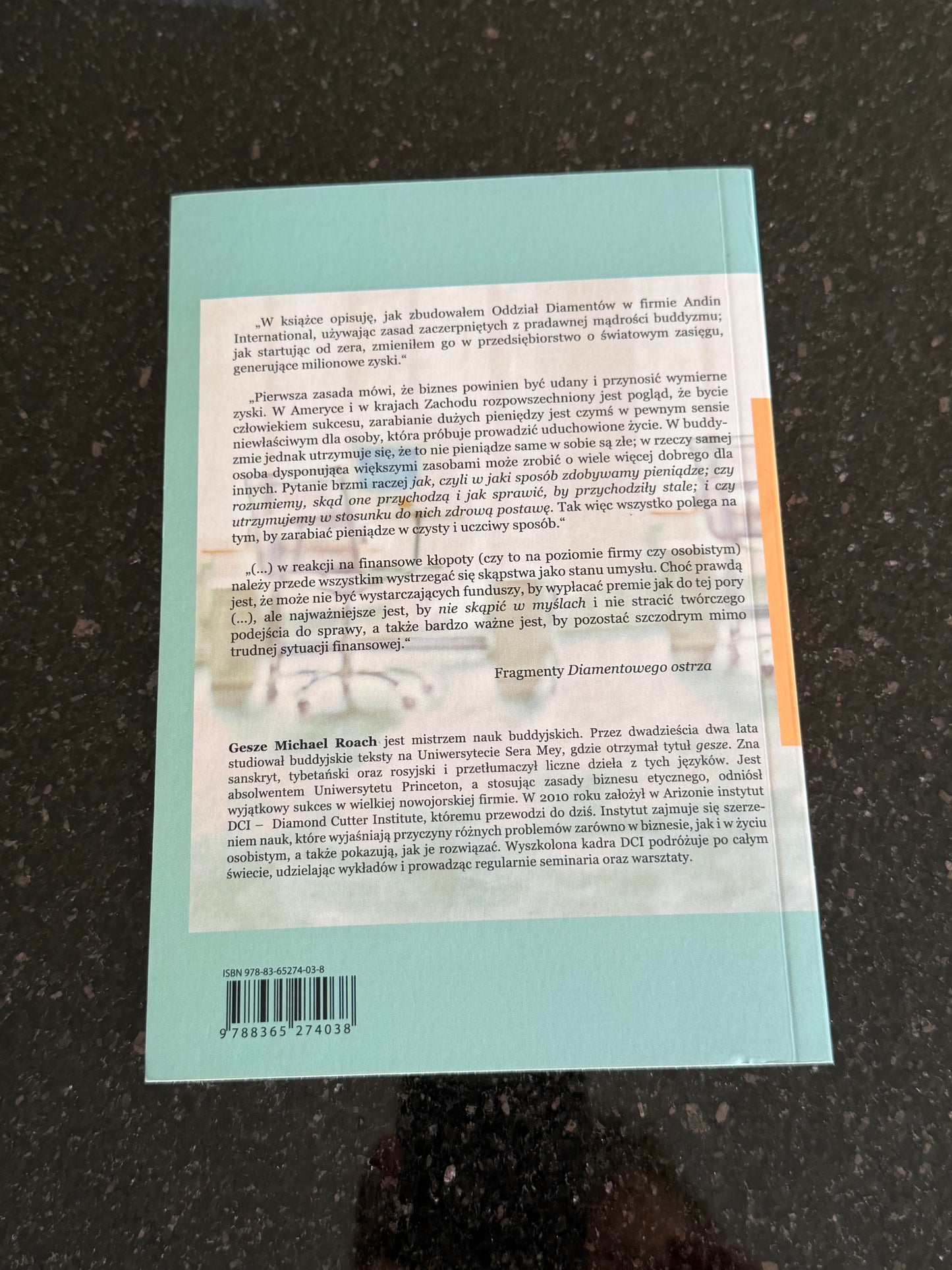 Polish 🇵🇱 Book - Gesze Michael Roach - Diamentowe ostrze