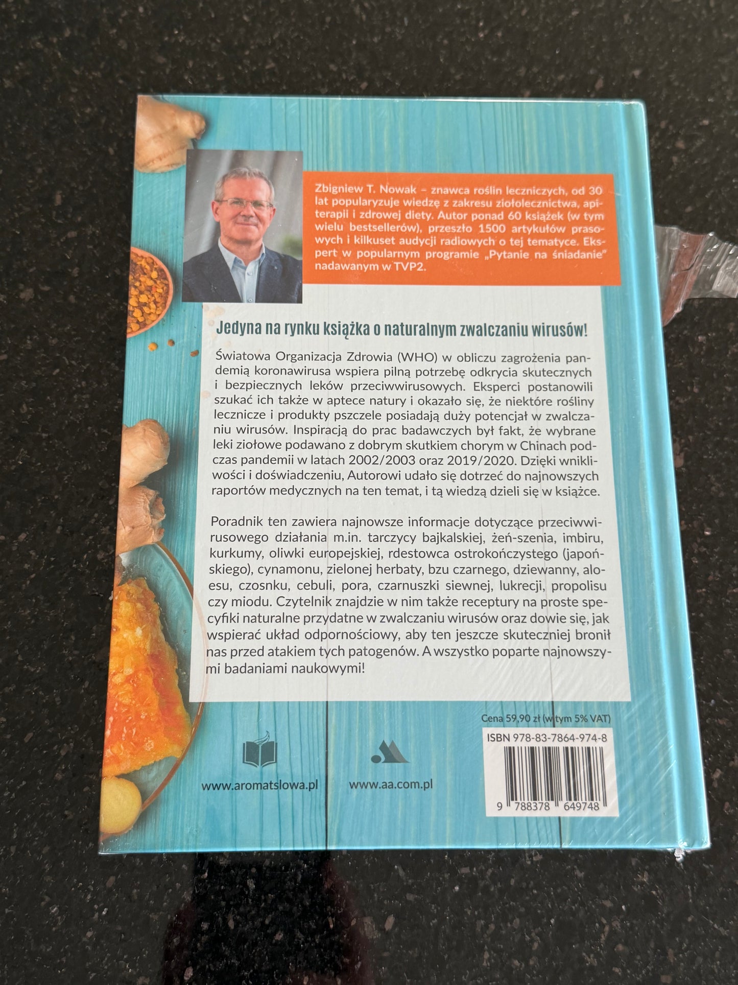 Polish 🇵🇱 Book - Zbigniew T. Nowak - Apteka Natury Ma Leki Na Wirusy