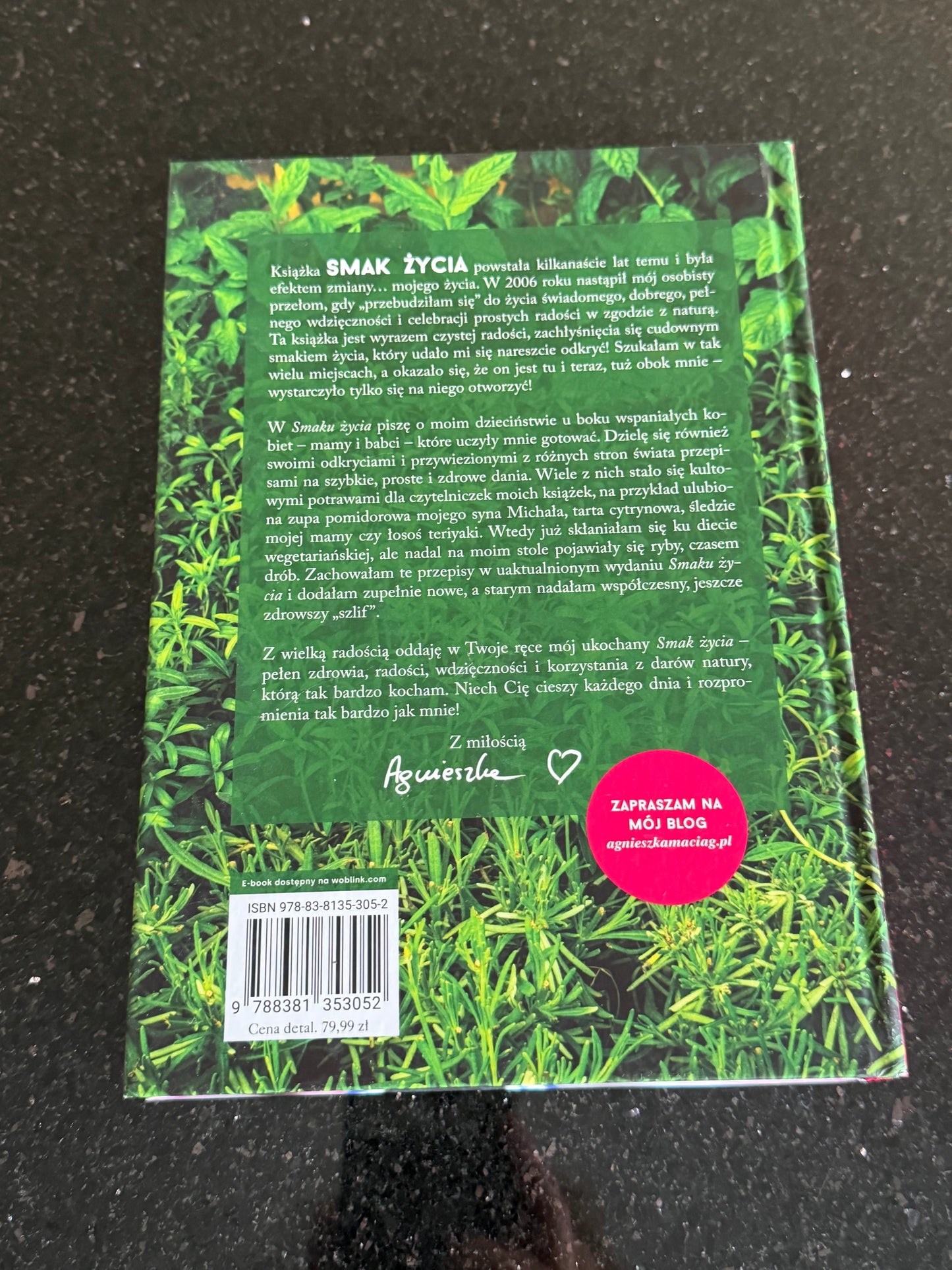 Polish 🇵🇱 Book - Agnieszka Maciag (Maciąg) - Smak Zycia (Smak Życia)