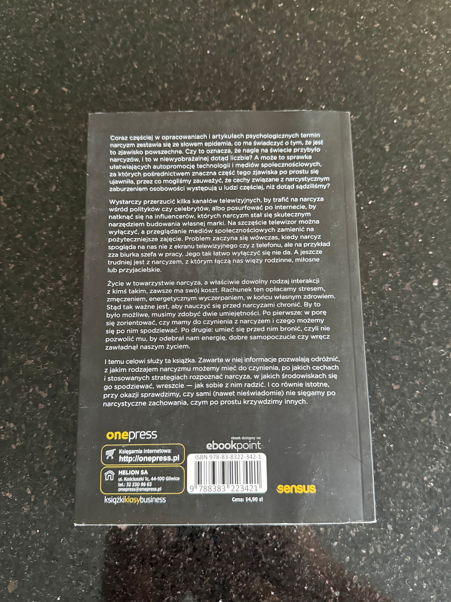 Polish 🇵🇱 Book - Jaroslaw Gibas - Narcyz (Jak Sie Nie Dac Skrzywdzic I Jak Nie Krzywdzic Innych)