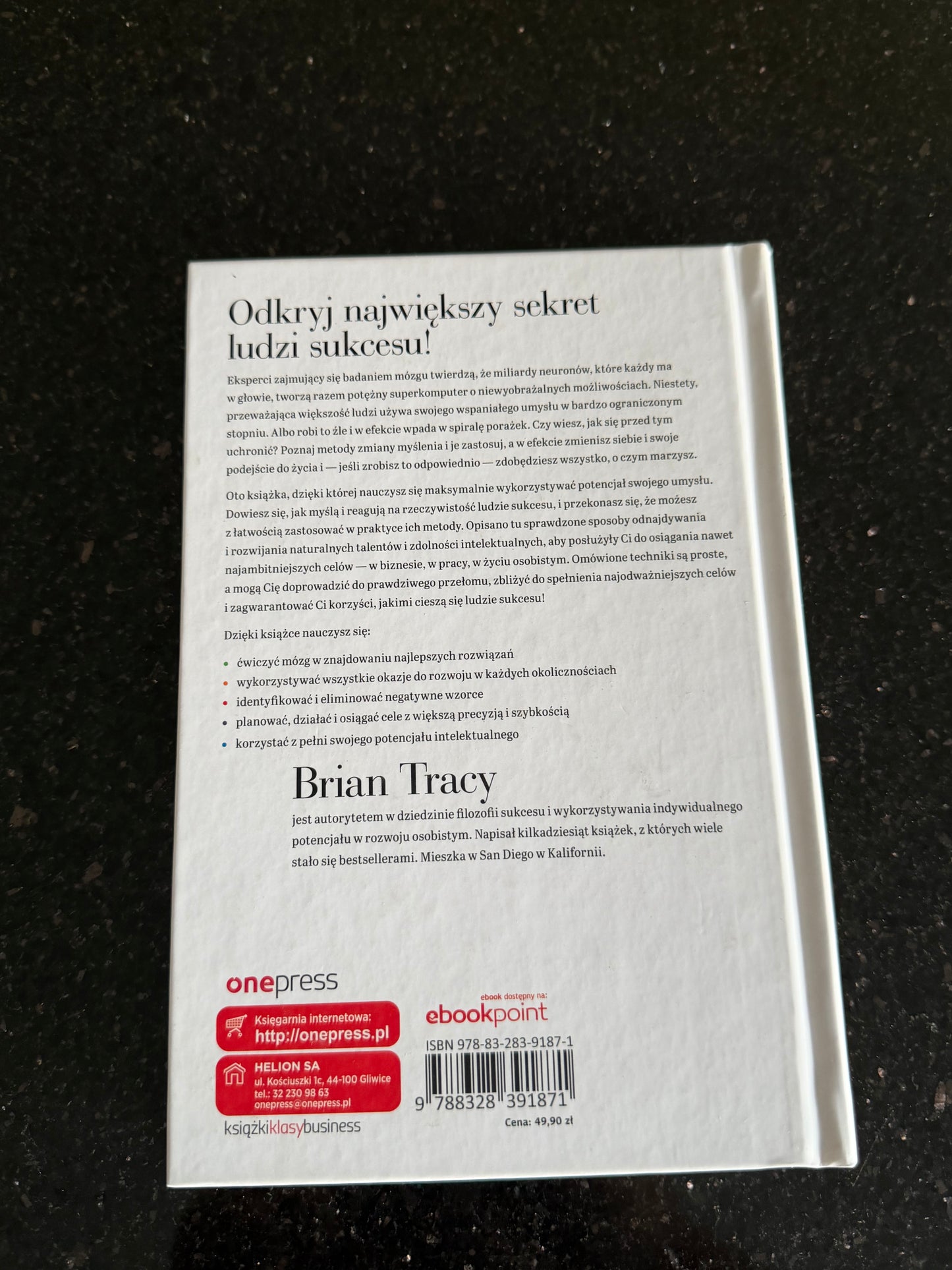 🇵🇱Polish Book - Brian Tracy - Get Smart! Mysl i postępuj jak najbogatsi ludzie