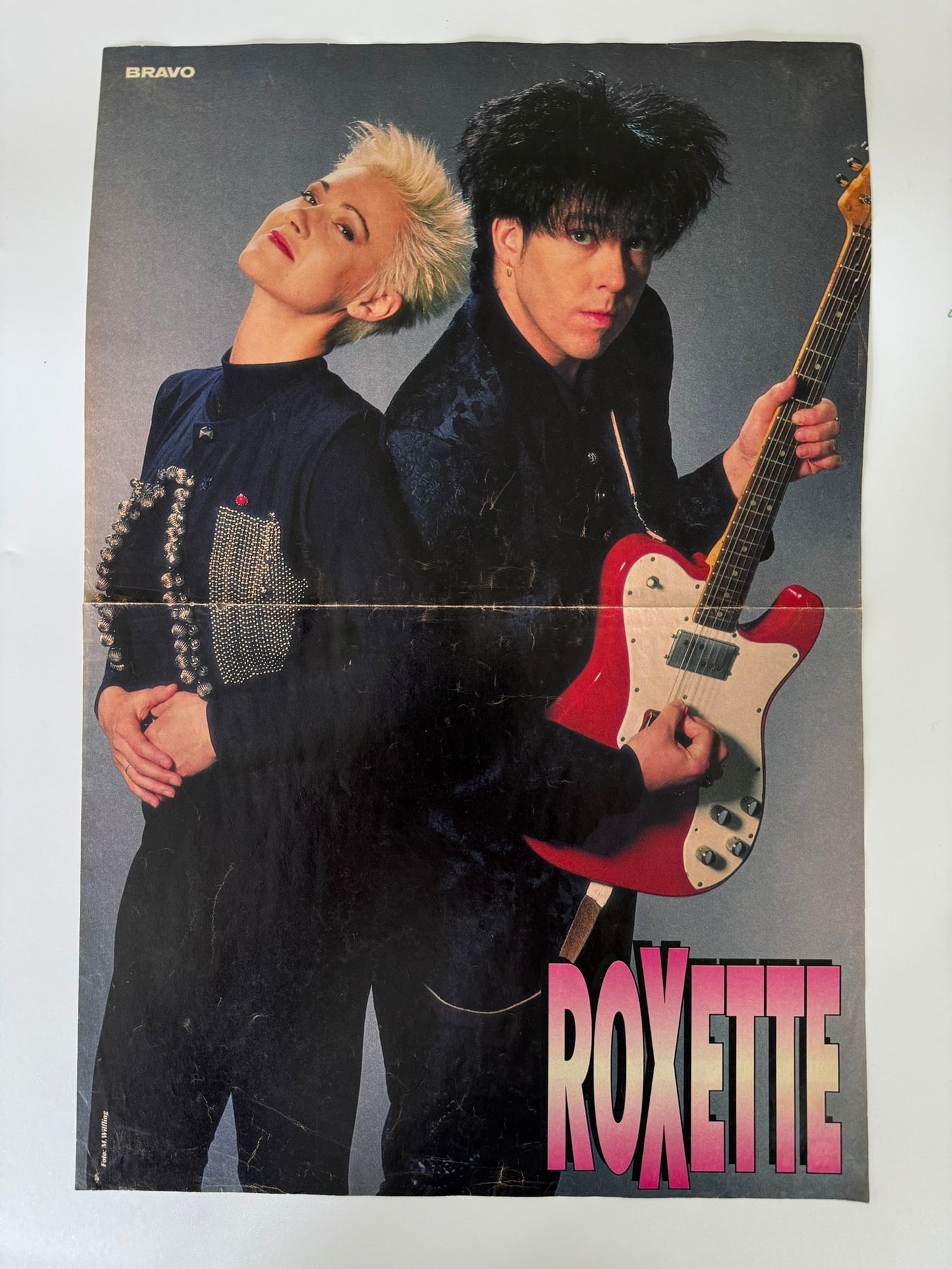 Roxette Medium Sized Old School Poster - RARE