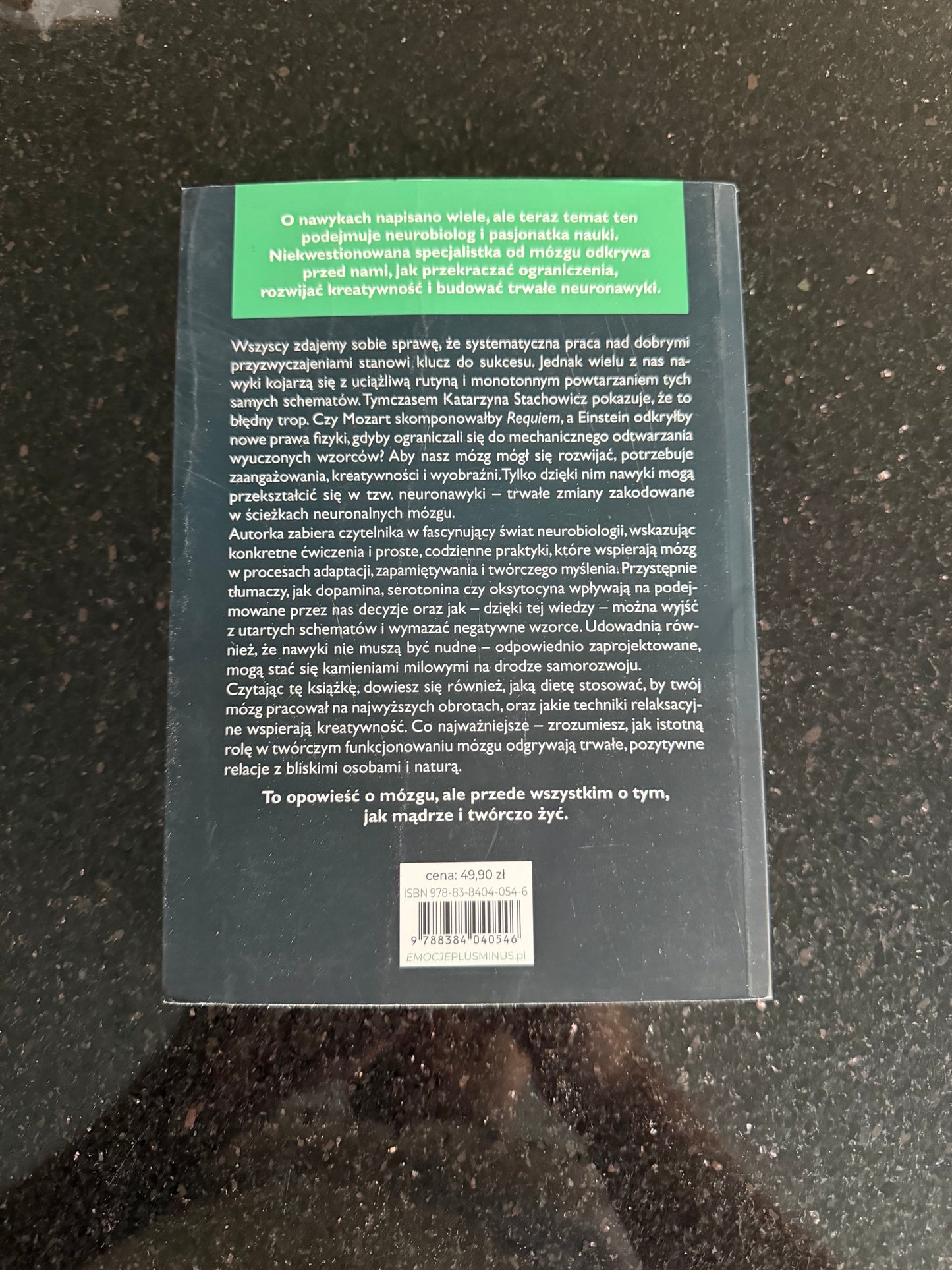 🇵🇱Polish Book - Katarzyna Stachowicz - Neuro Nawyki. Jak dzieki neuroplastycznosci zmienić swoj mózg