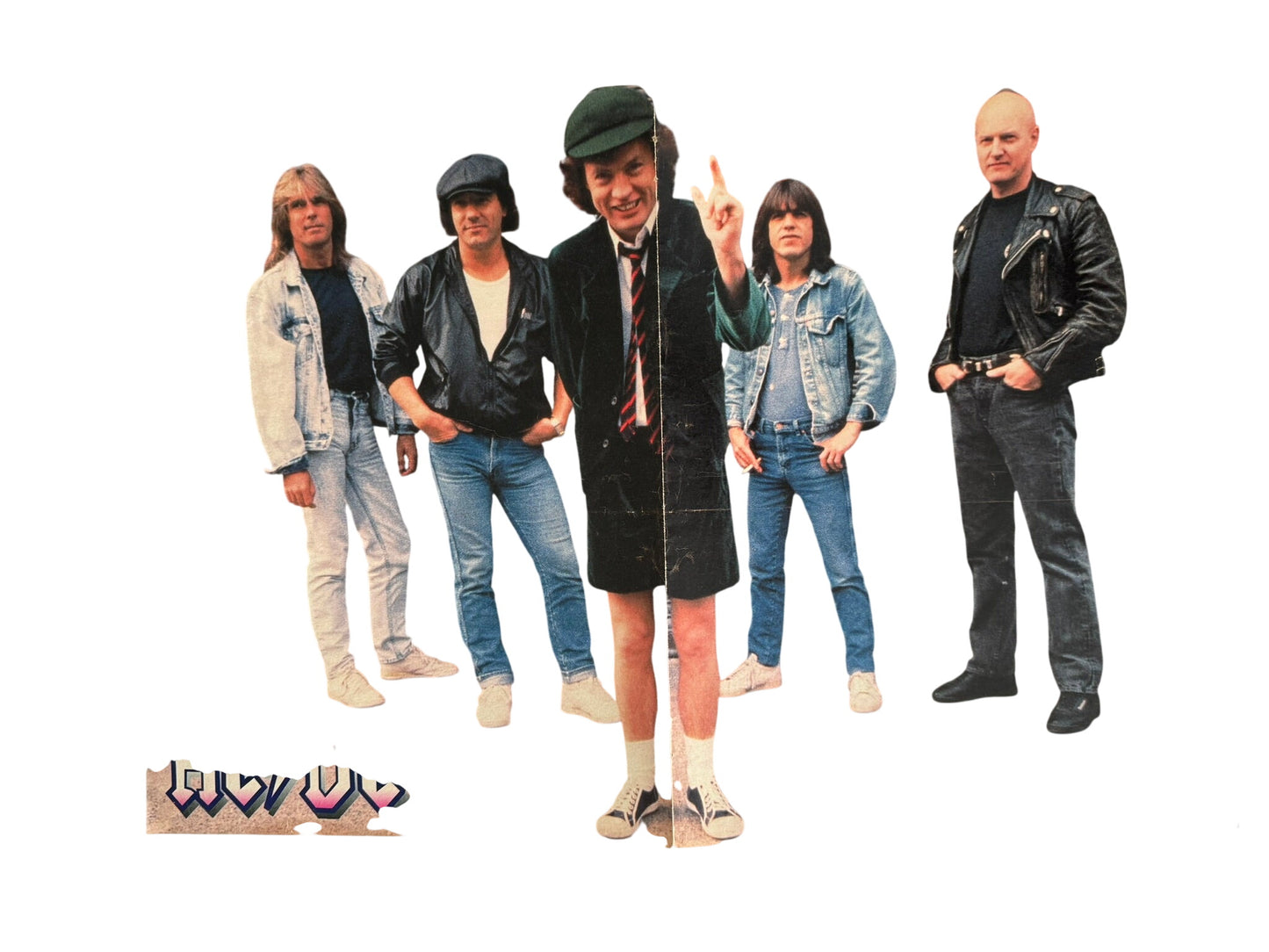 ACDC Medium Sized Old School Poster - RARE