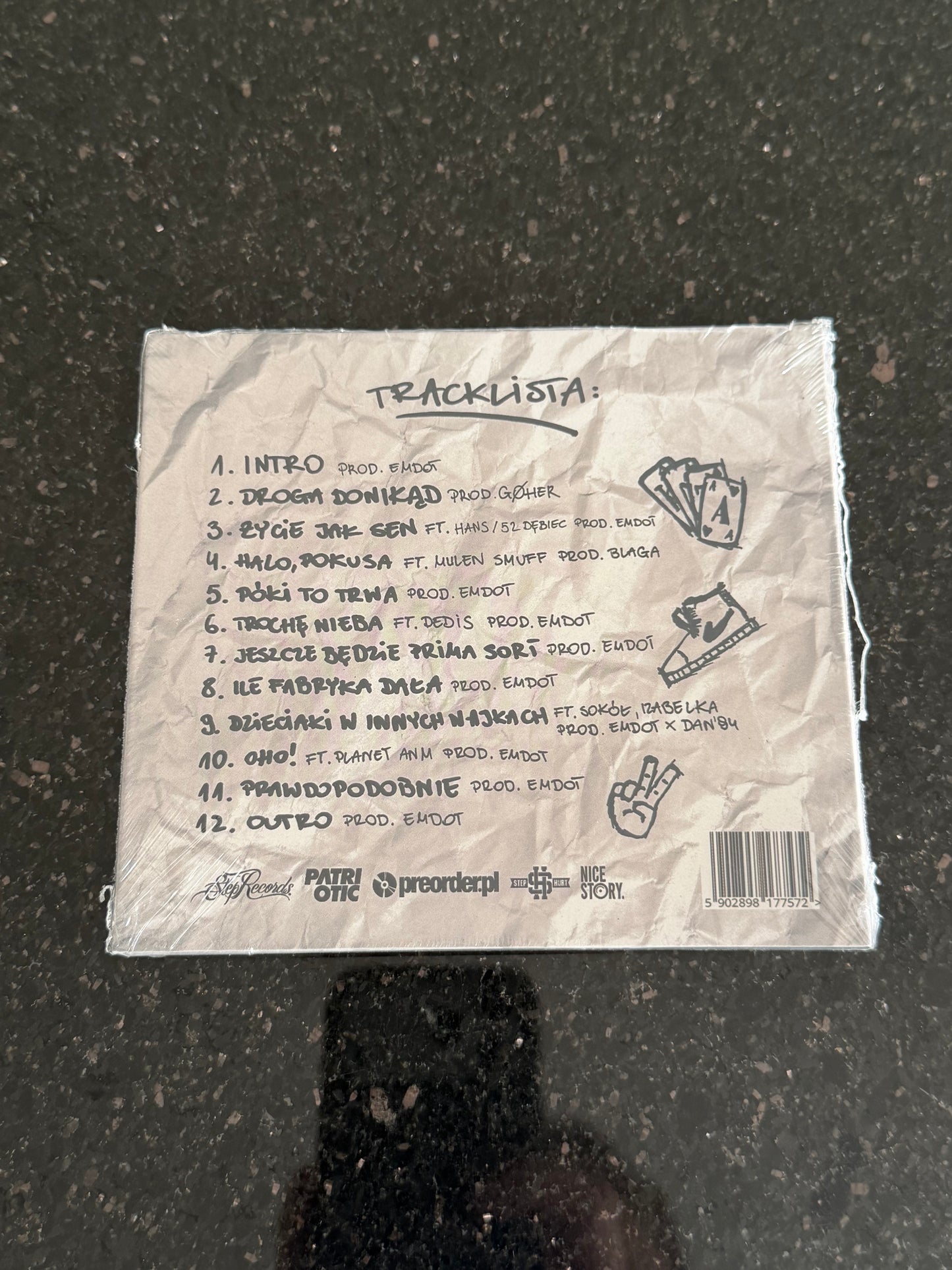 Polish 🇵🇱 Hip Hop CD - Bonson - Brudnopis (2025)
