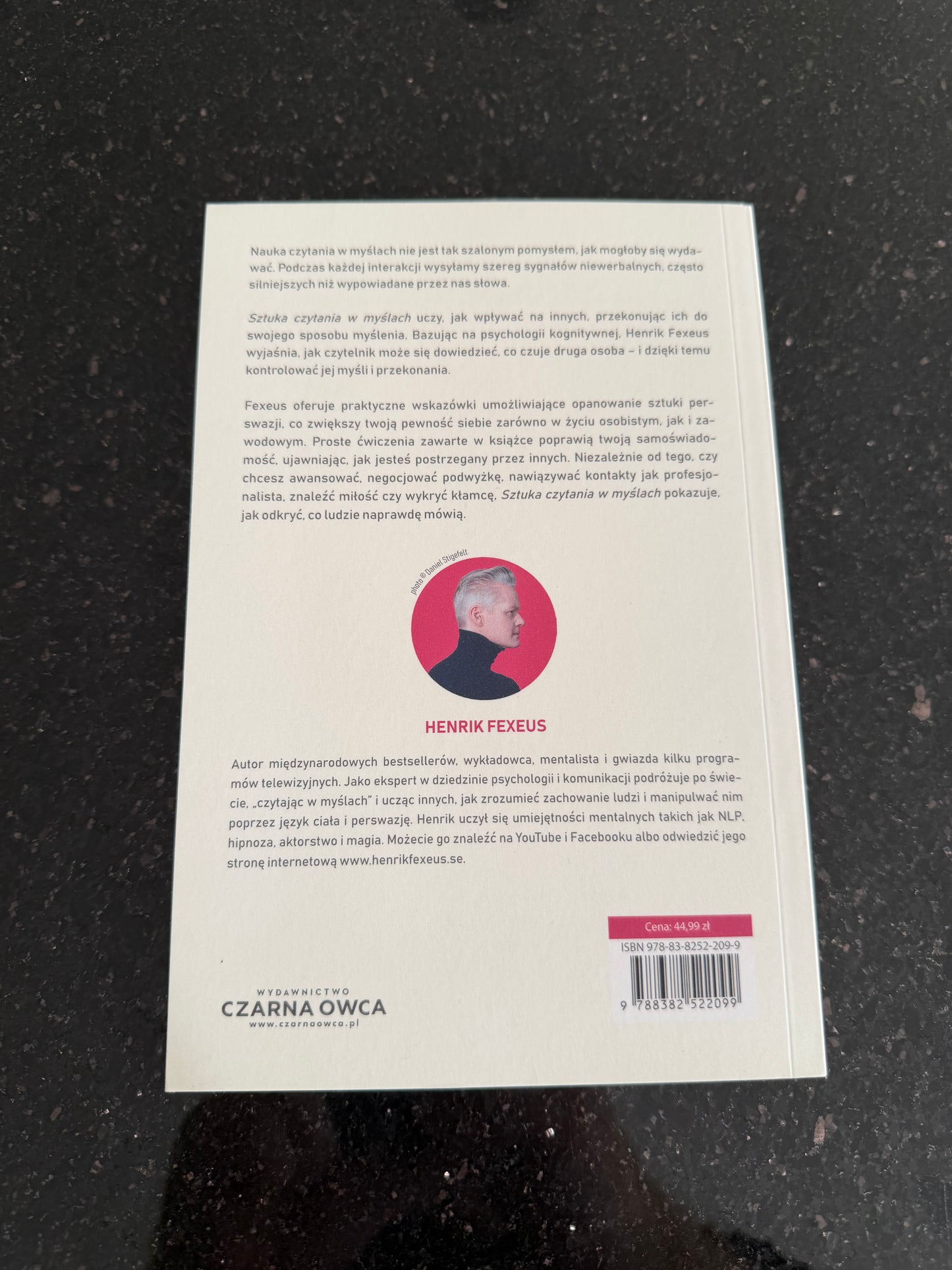 🇵🇱Polish Book - Henrik Fexeus - Sztuka czytania w myślach