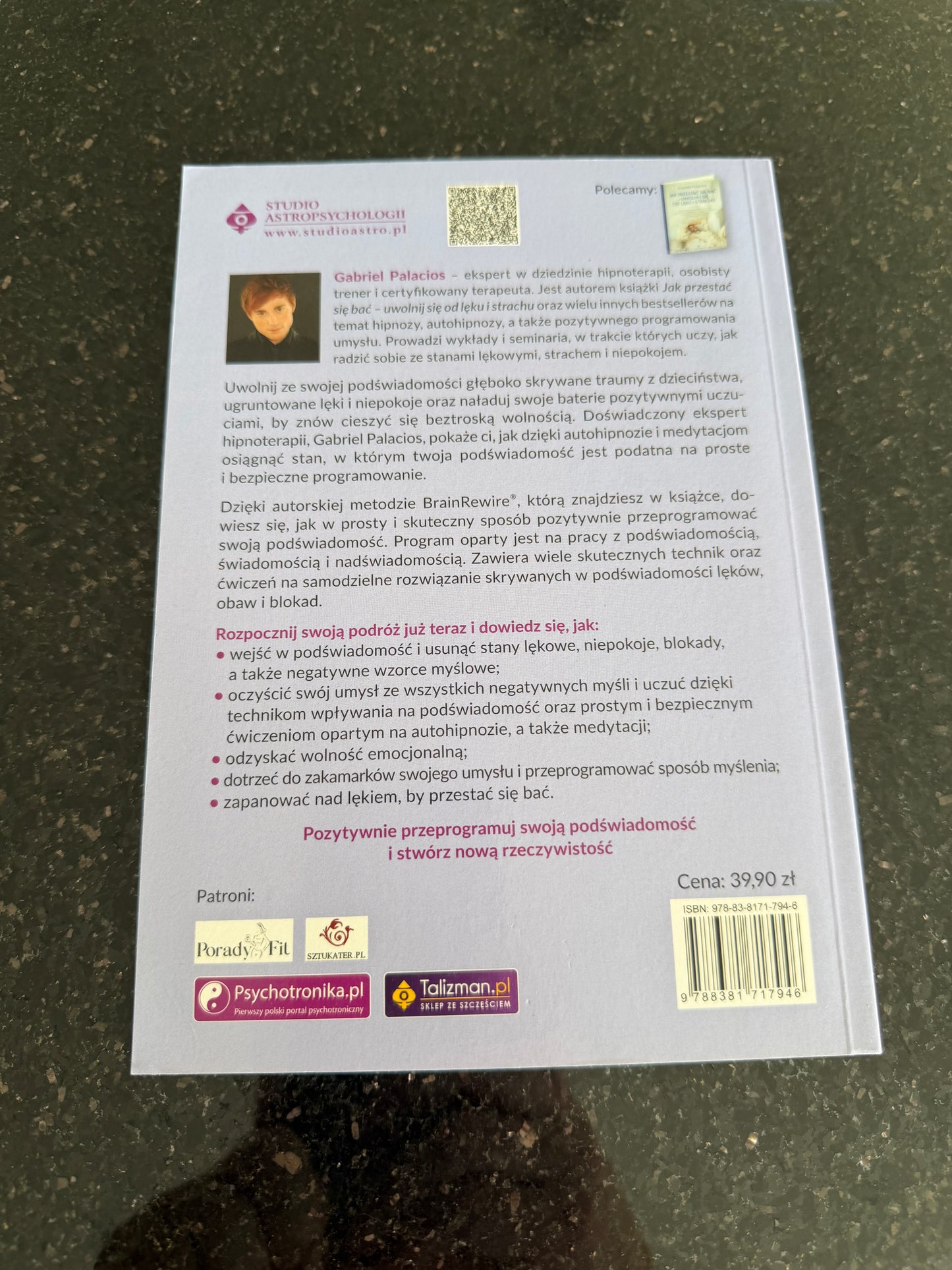 🇵🇱Polish Book - Gabriel Palacios - Pozytywne Programowanie Podswiadomosci Metoda Brain Rewire