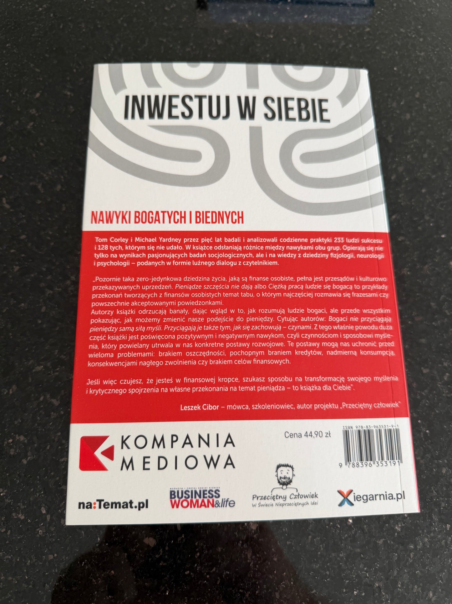 🇵🇱Polish Book - Tom Corley M.Yardney - Nawyki Bogatych i Biednych
