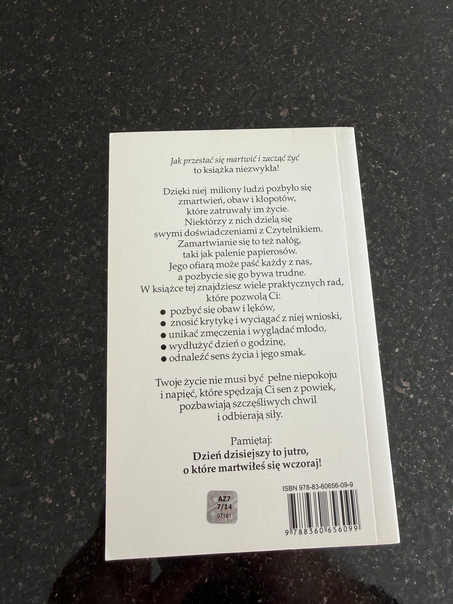 🇵🇱Polish Book - Dale Carnegie - Jak przestac sie martwic i zaczac zyc
