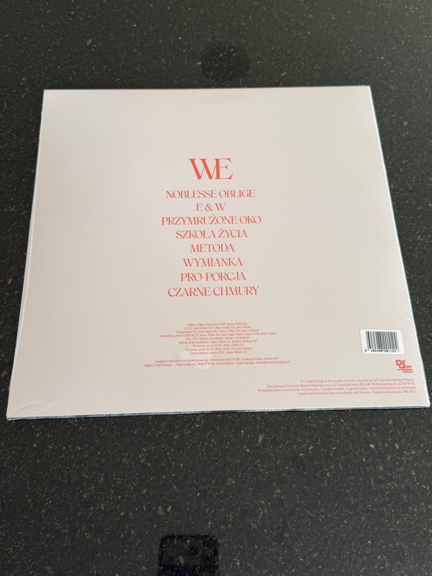 🇵🇱 Polish Hip Hop Vinyl - Ero (JWP) & Włodi (Wlodi) Molesta - Reszty Nie Trzeba LP Vinyl - NEW & SEALED 🇵🇱 Polish Hip Hop Polski Hip Hop Vinyl