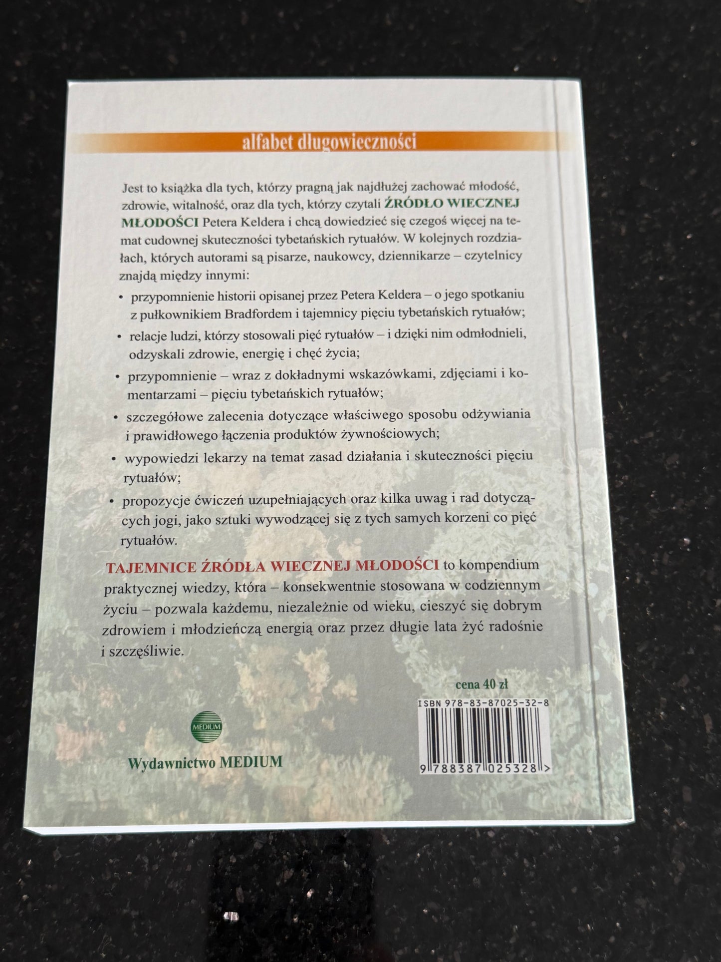🇵🇱Polish Book - Tajemnice Zrodla Wiecznej Mlodosci - Praktyczne Wskazowki do ksiazki P Keldera