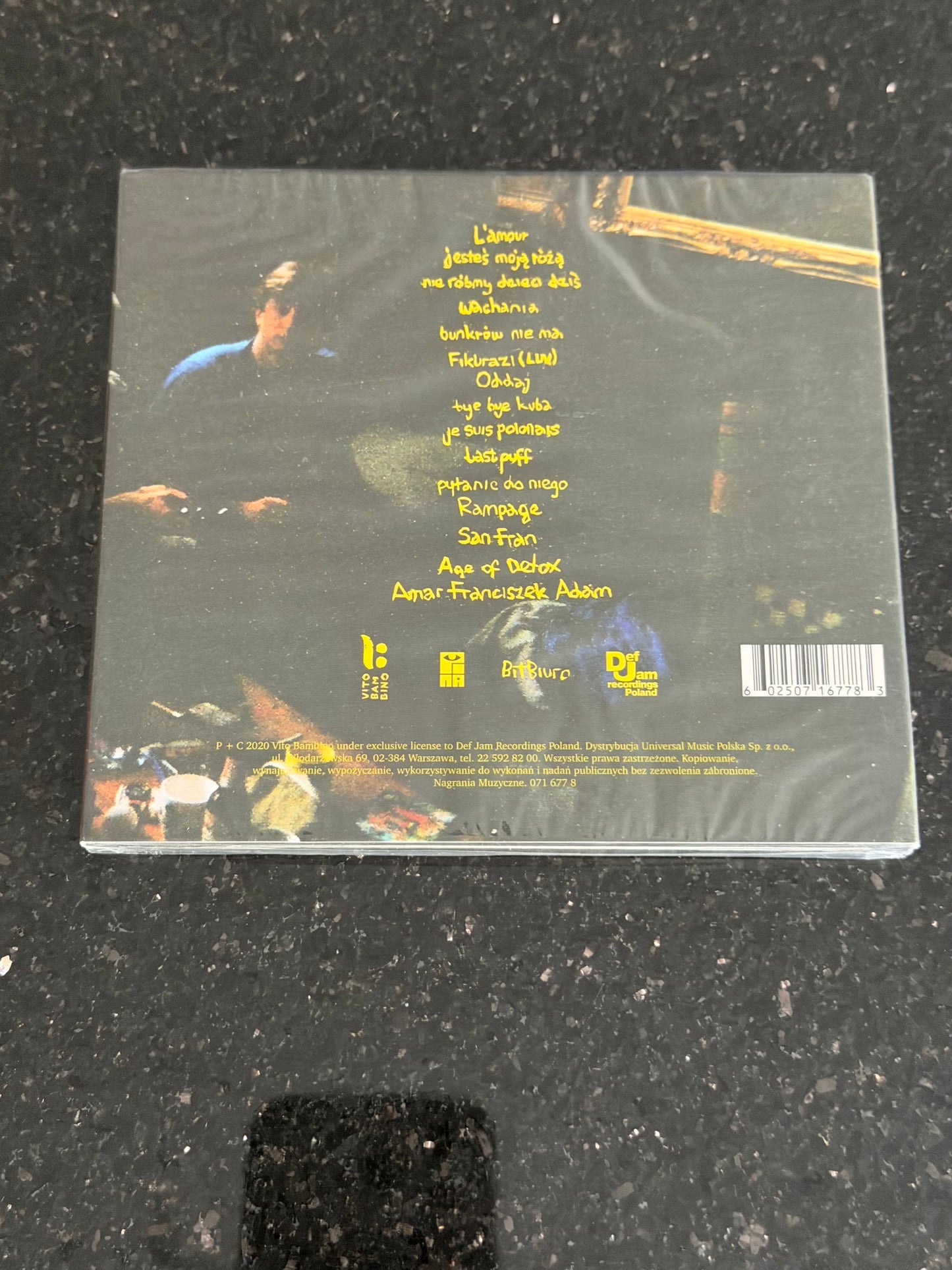 🇵🇱Polish Hip Hop CD - Vito Bambino - Poczekalnia Polski Rap