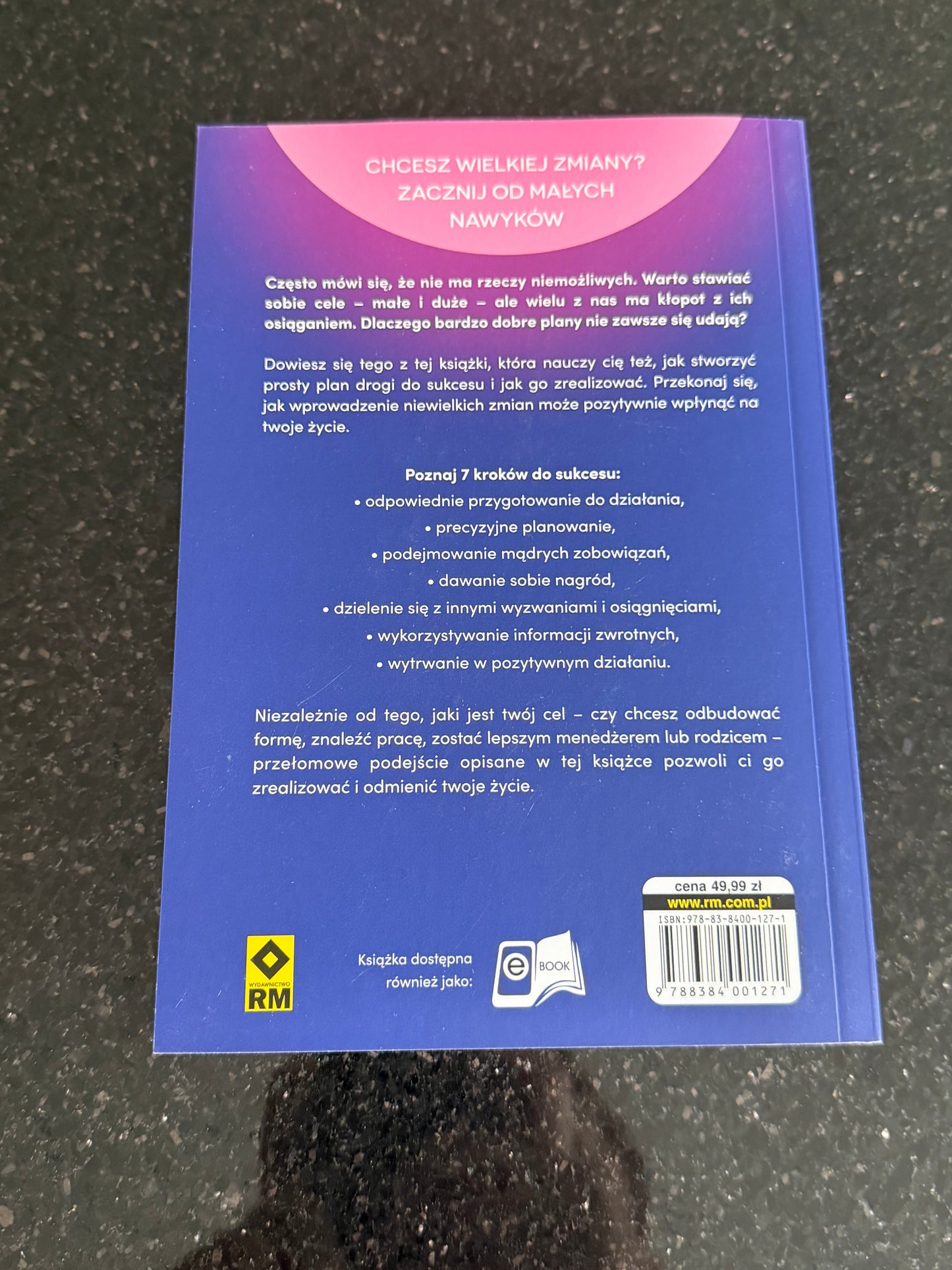 🇵🇱Polish Book - Owain Servive R.Gallagher - Male Nawyki Wielkie Zmiany