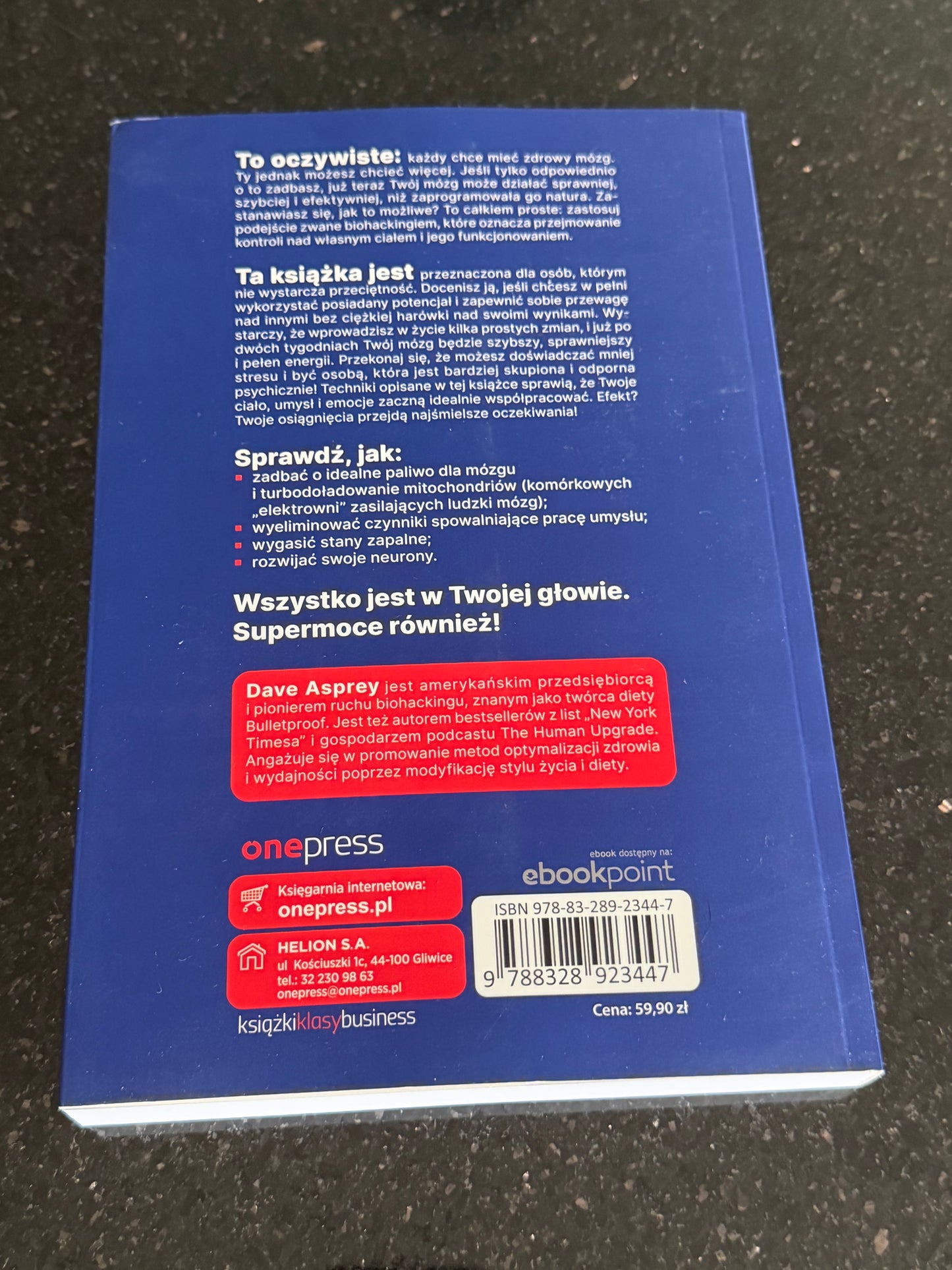 🇵🇱Polish Book - Dave Asprey - Supermózg