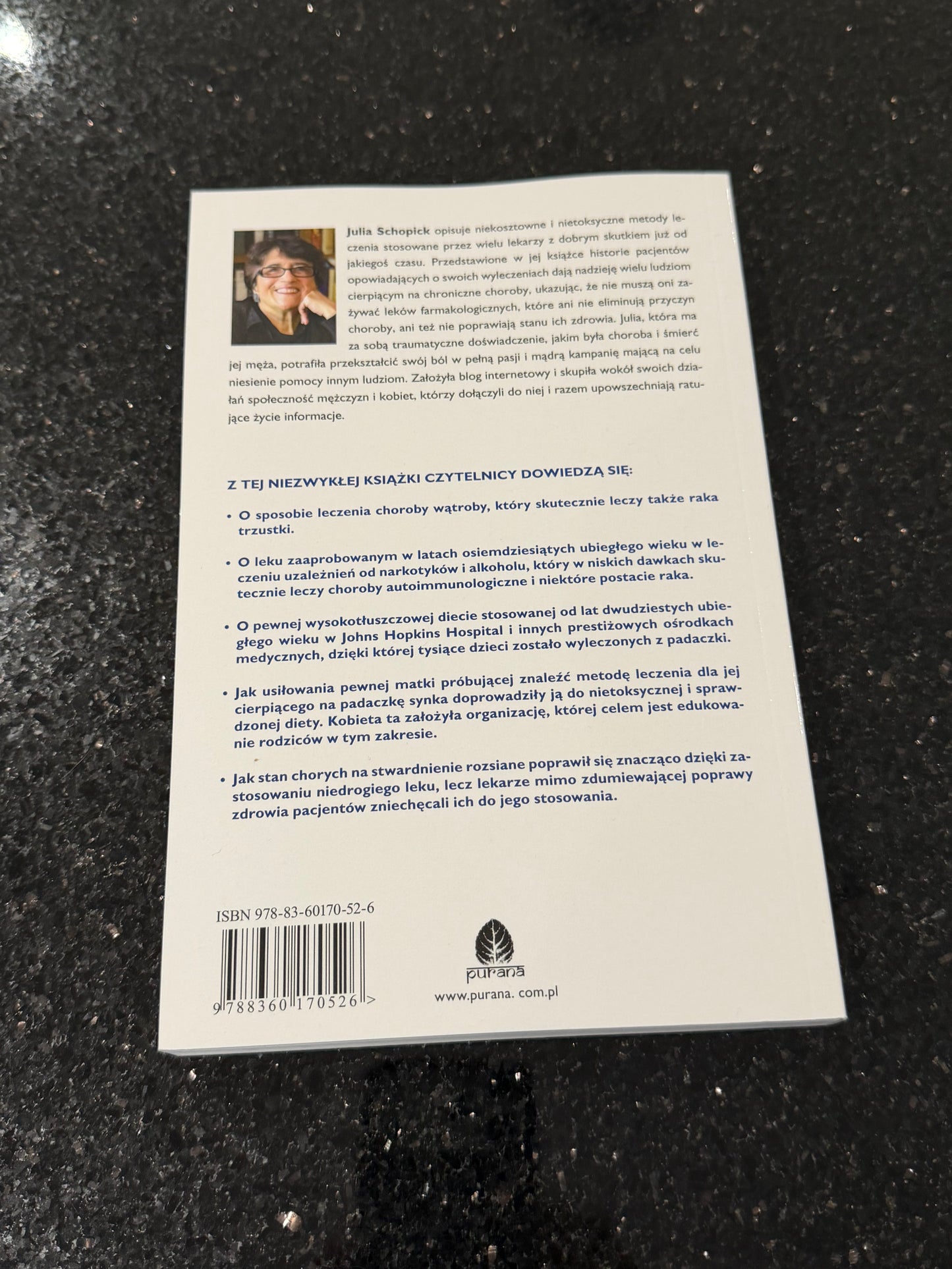 🇵🇱Polish Book - Julia Schopick - Medycyna Nieznana. Skuteczne Terapie