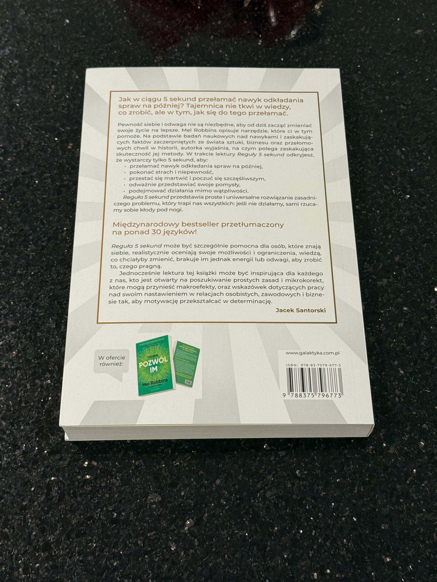 Polish 🇵🇱 Book - Mel Robbins - Reguła (Regula) 5 Sekund