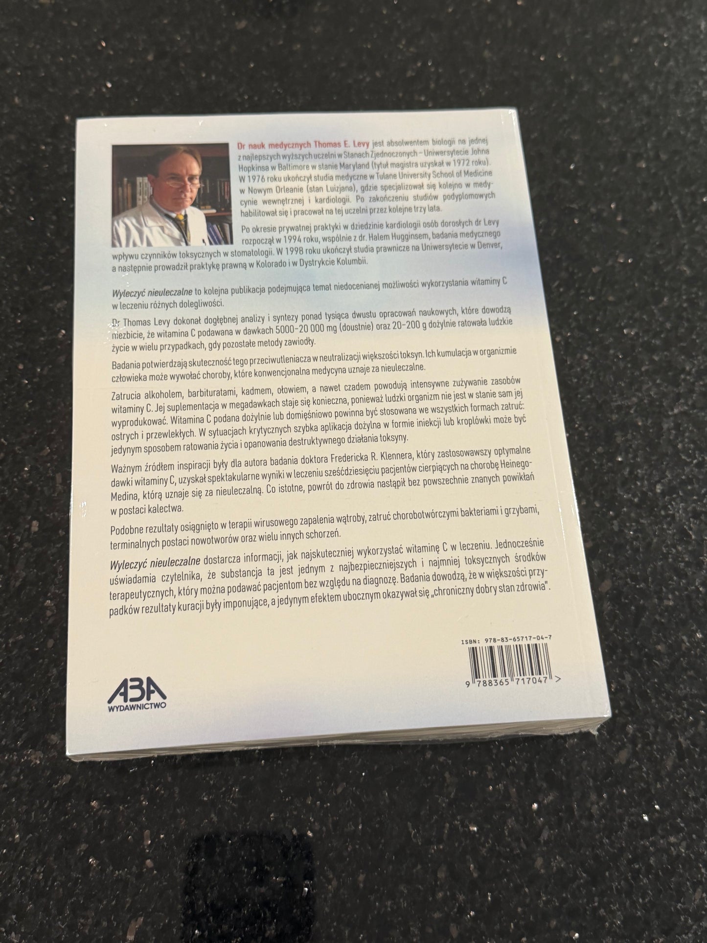 🇵🇱Polish Book - Thomas E.Levy - Wyleczyc Nieuleczalne. Witamina C. Choroby, infekcje, toksyny