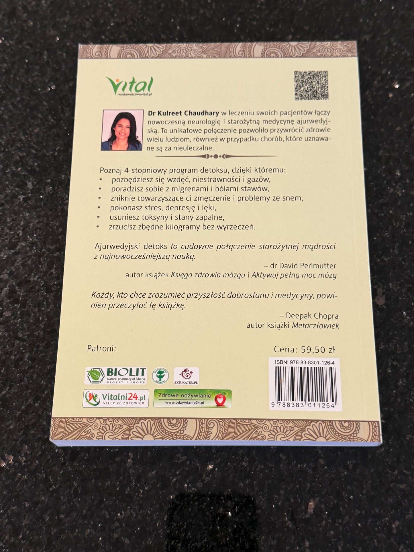 🇵🇱Polish Book Dr. Kulreet Chaudhary - Ajurwedyjski Detoks