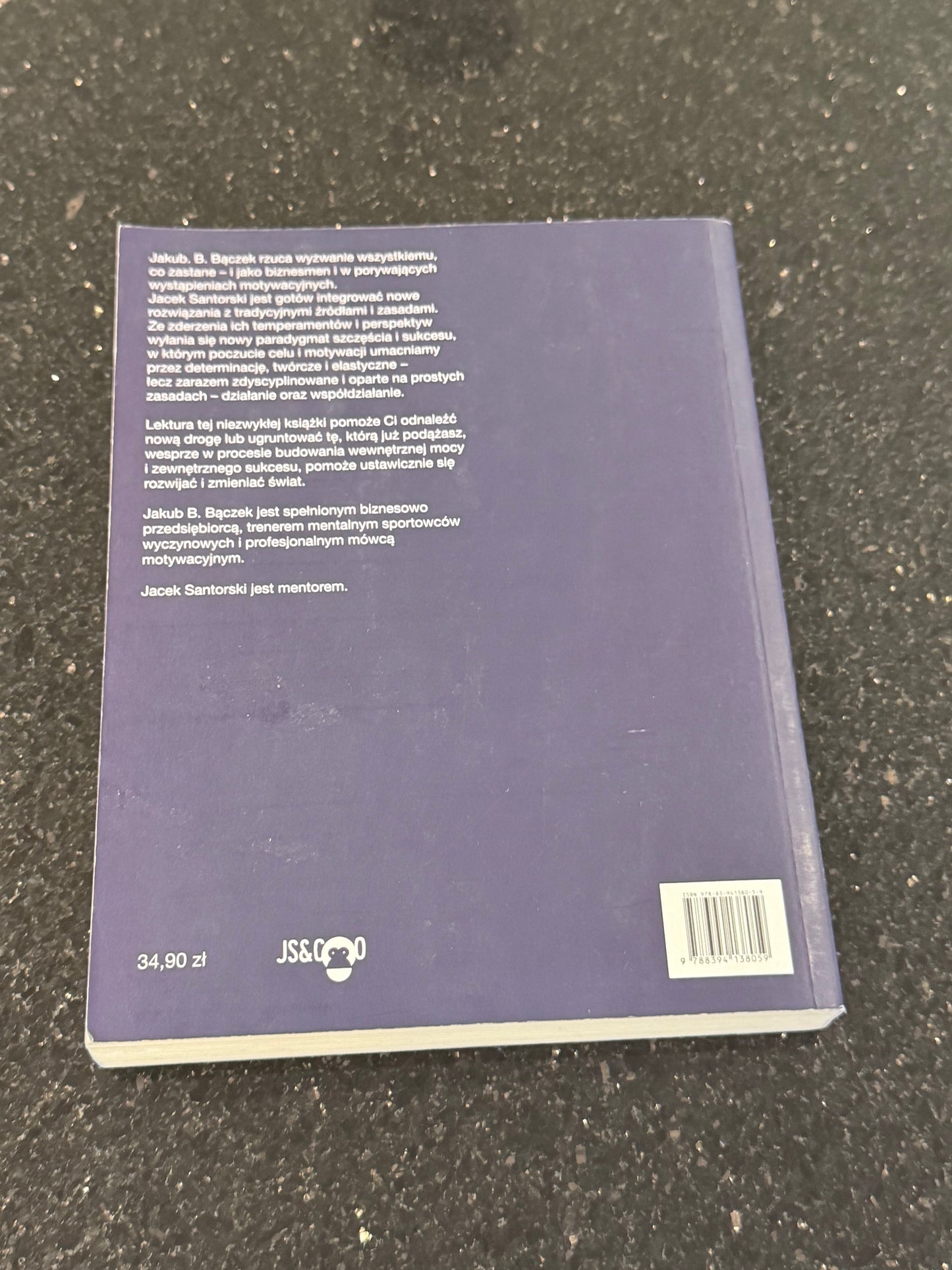 🇵🇱Polish Book - Jakub B. Baczek (Bączek) Jacek Santorski - Determinacja