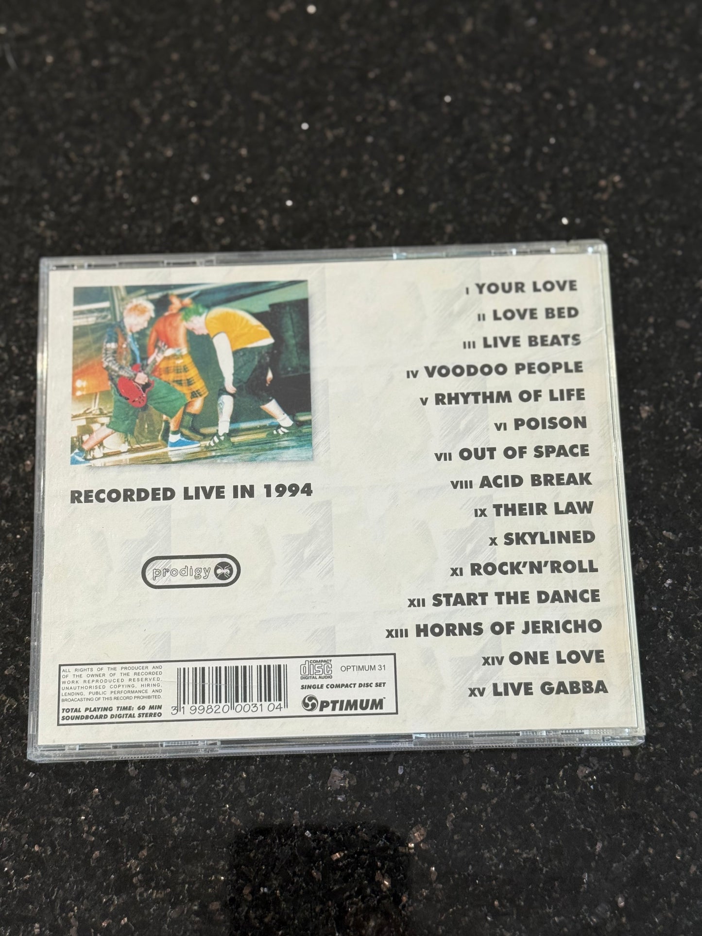 The Prodigy - The Fat of Karen - Live in Sweden 1994 - Rare CD