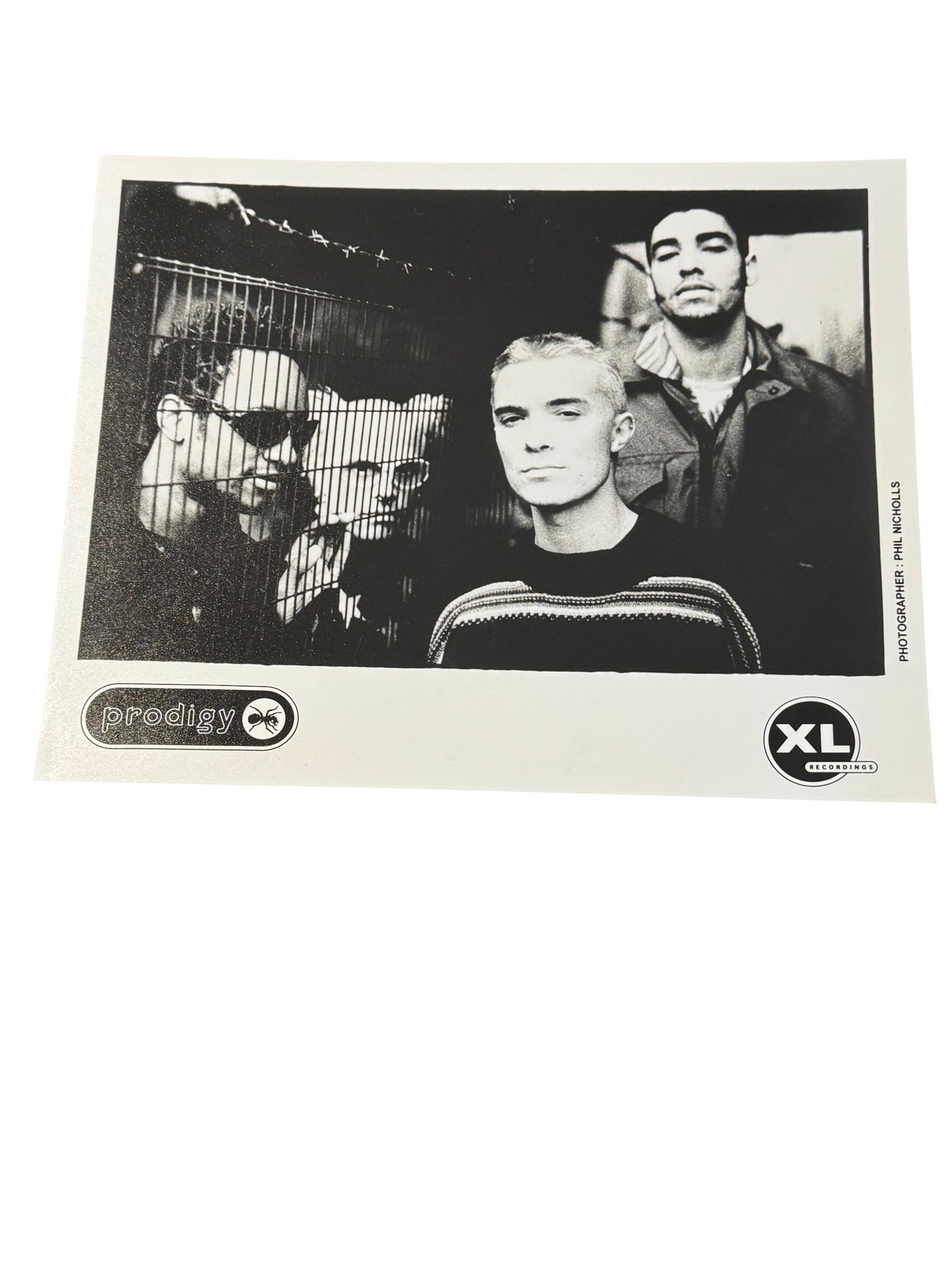 The Prodigy Old School XL Recording Photo (Rare)
