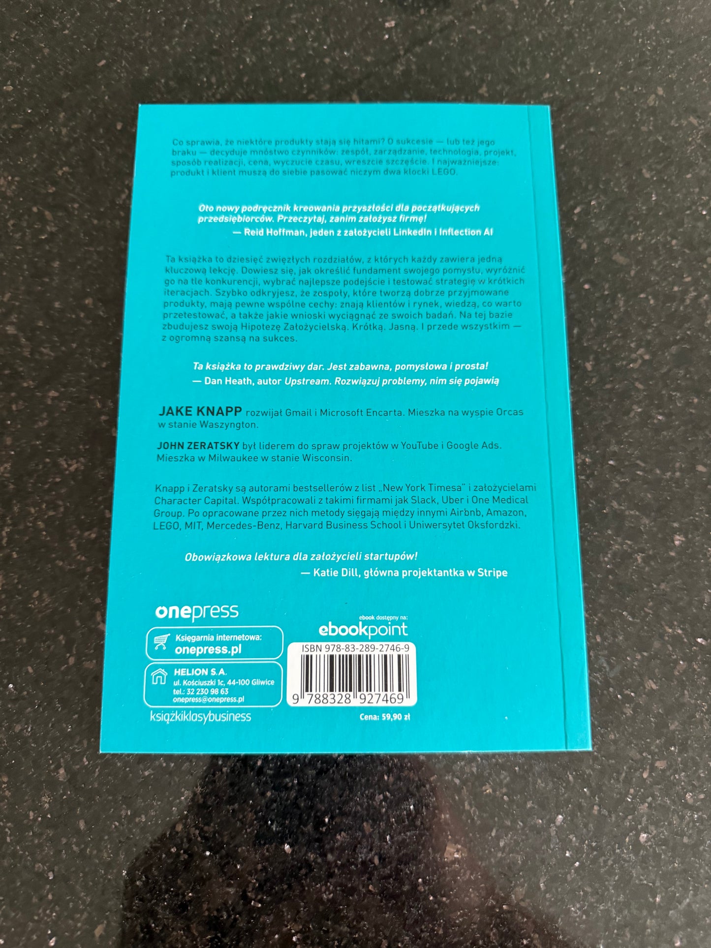 🇵🇱Polish Book - Jake Knapp John Zeratsky - Klik! Tworz to,czego ludzie naprawde pragna