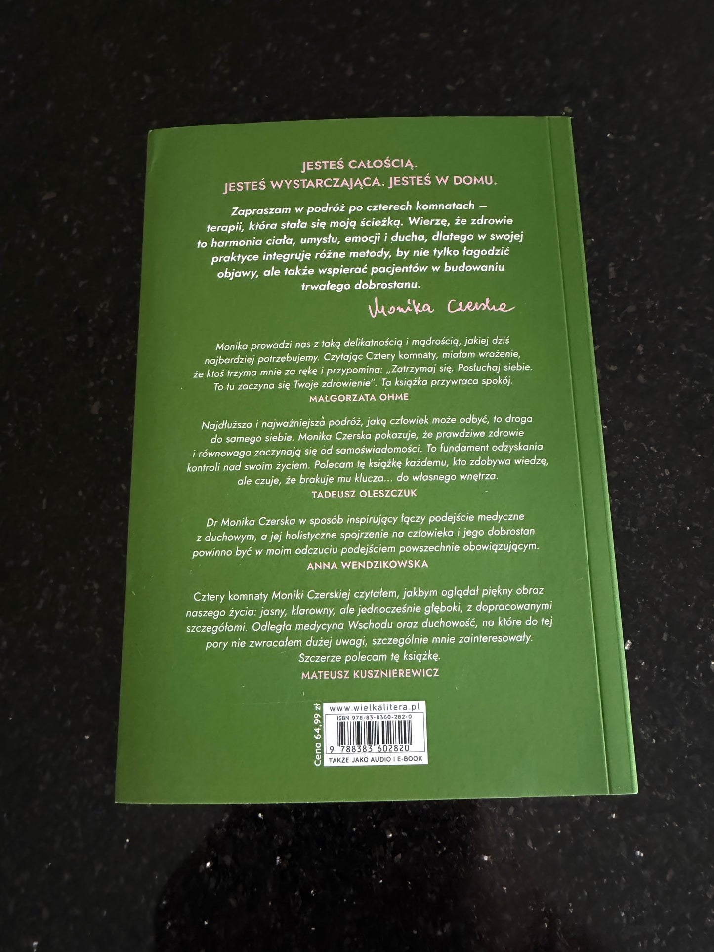 🇵🇱Polish Book - Dr.Monika Czerska - Cztery Komnaty
