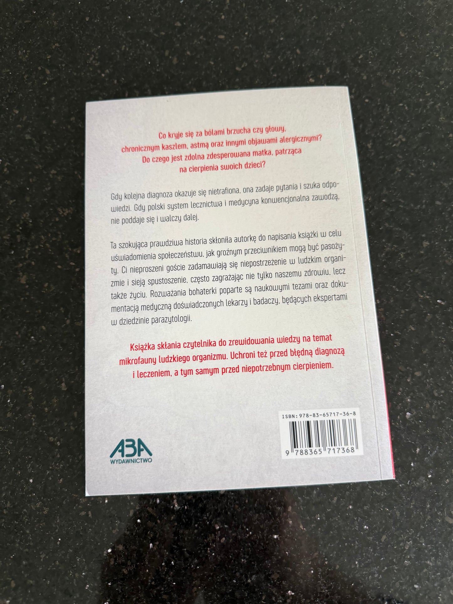 🇵🇱Polish Book - Monika Krzyzak - Pasozyty (Pasożyty) przyczyna wielu chorób