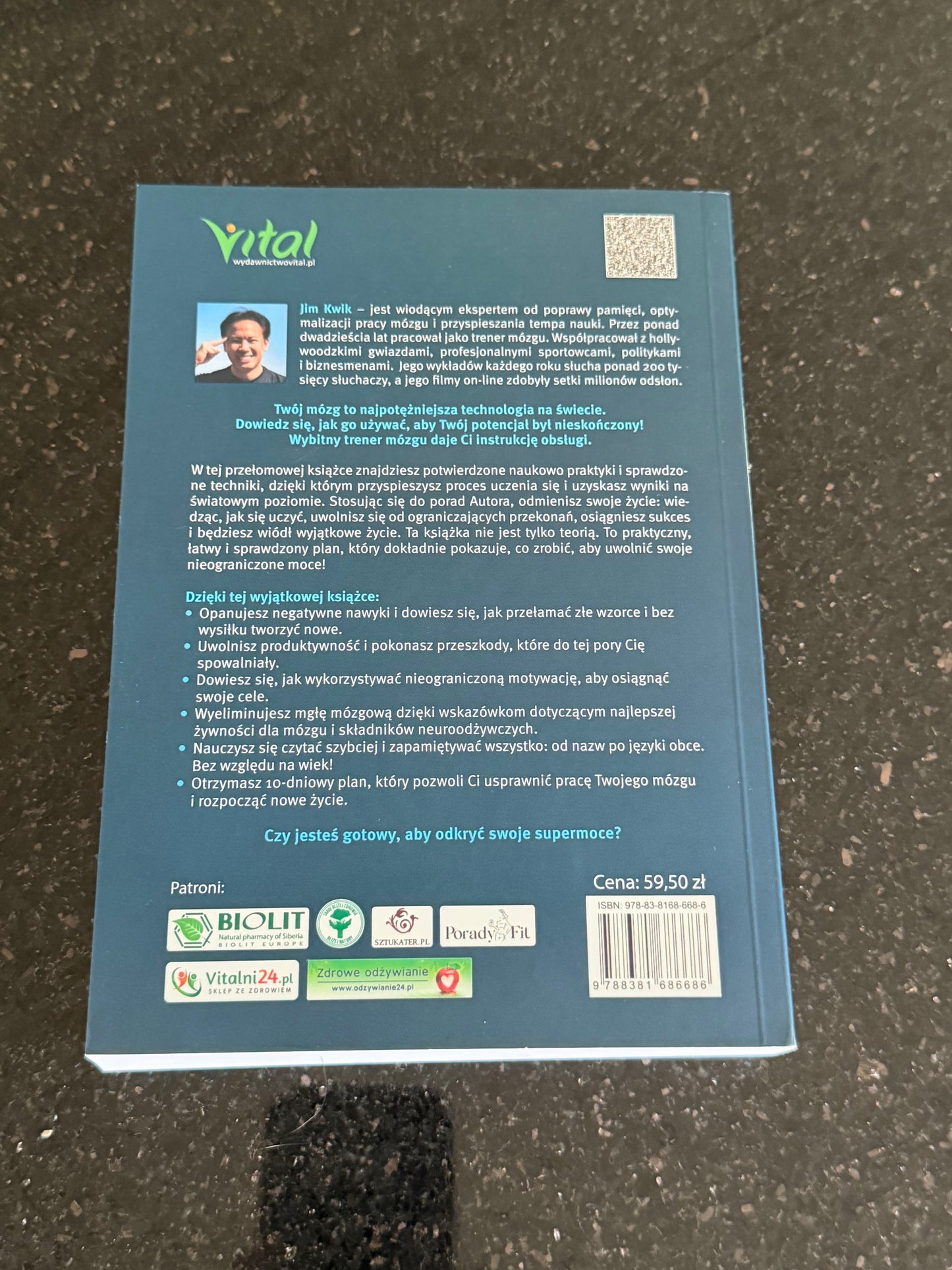 🇵🇱Polish Book - Jim Kwik - Mozg (Mózg) bez ograniczen