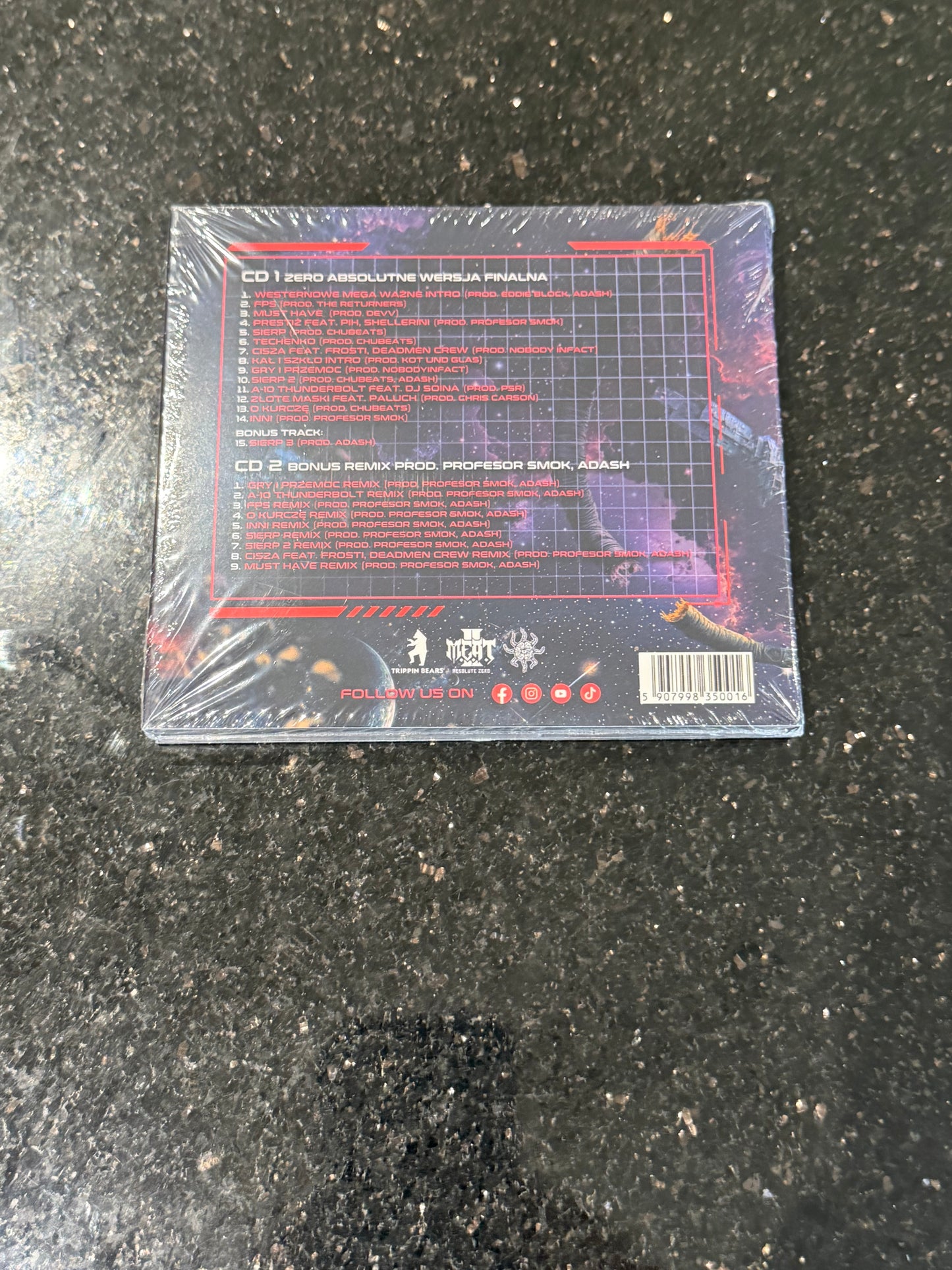 🇵🇱Polish Hip Hop - Slon (Słoń) - Zero Absolutne (2026) Wersja Bonus 2CD Polski Hip Hop Rap